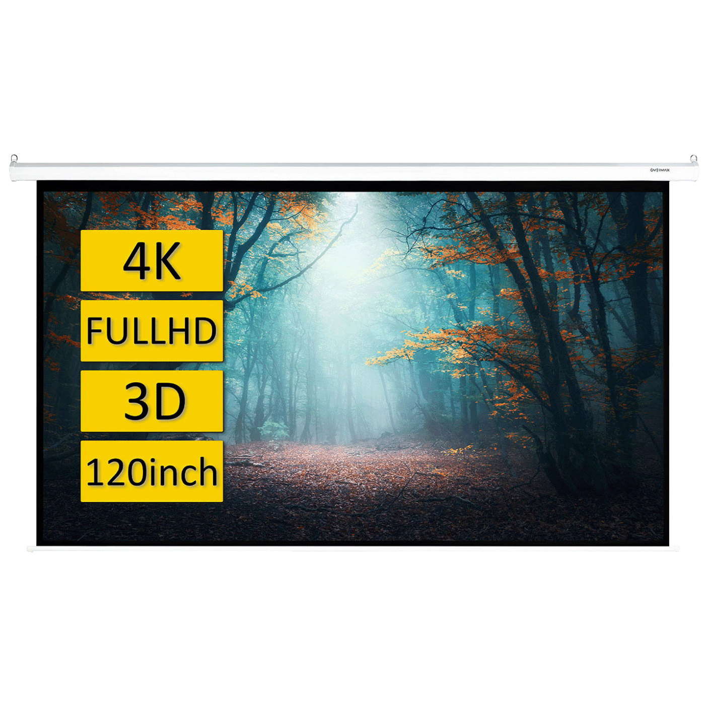 Overmax Platno za projektor sa motorom, 120", 266 x 149 cm - OV-Automatic Screen 120-1