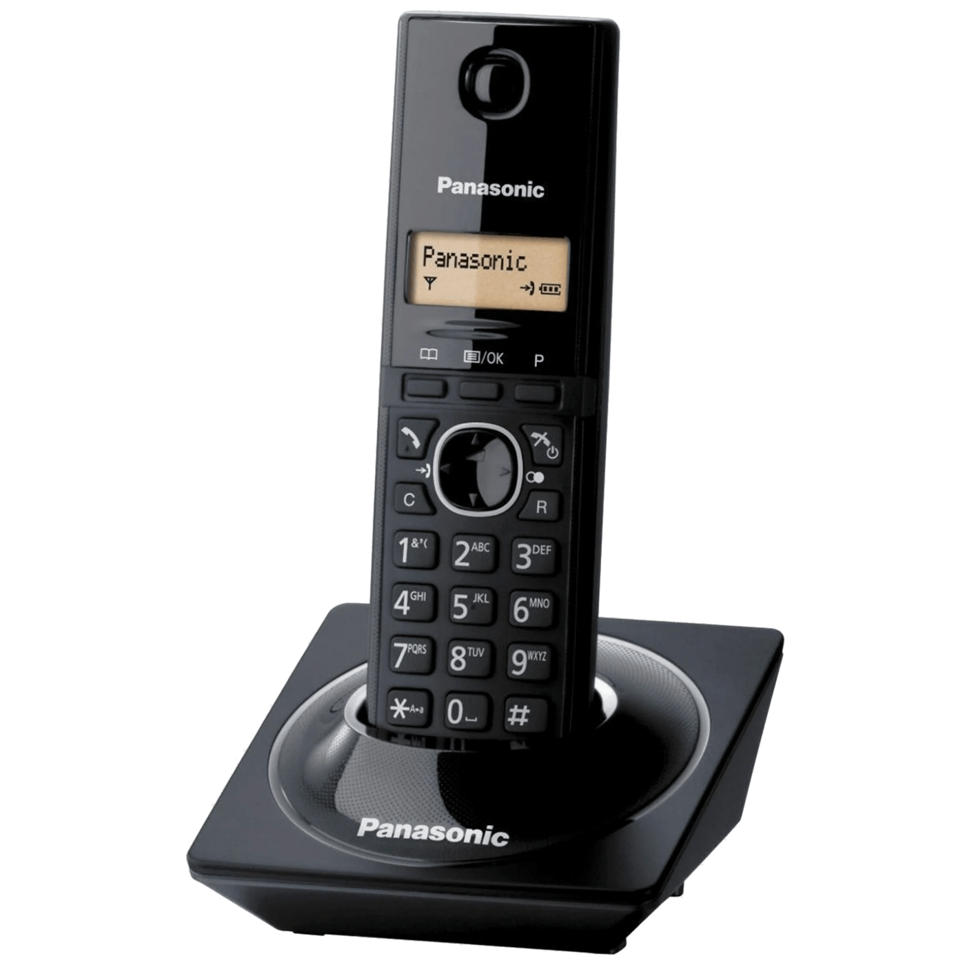 Telefon PANASONIC KX-TG1711FXB bežični DECT/GAP crni-0