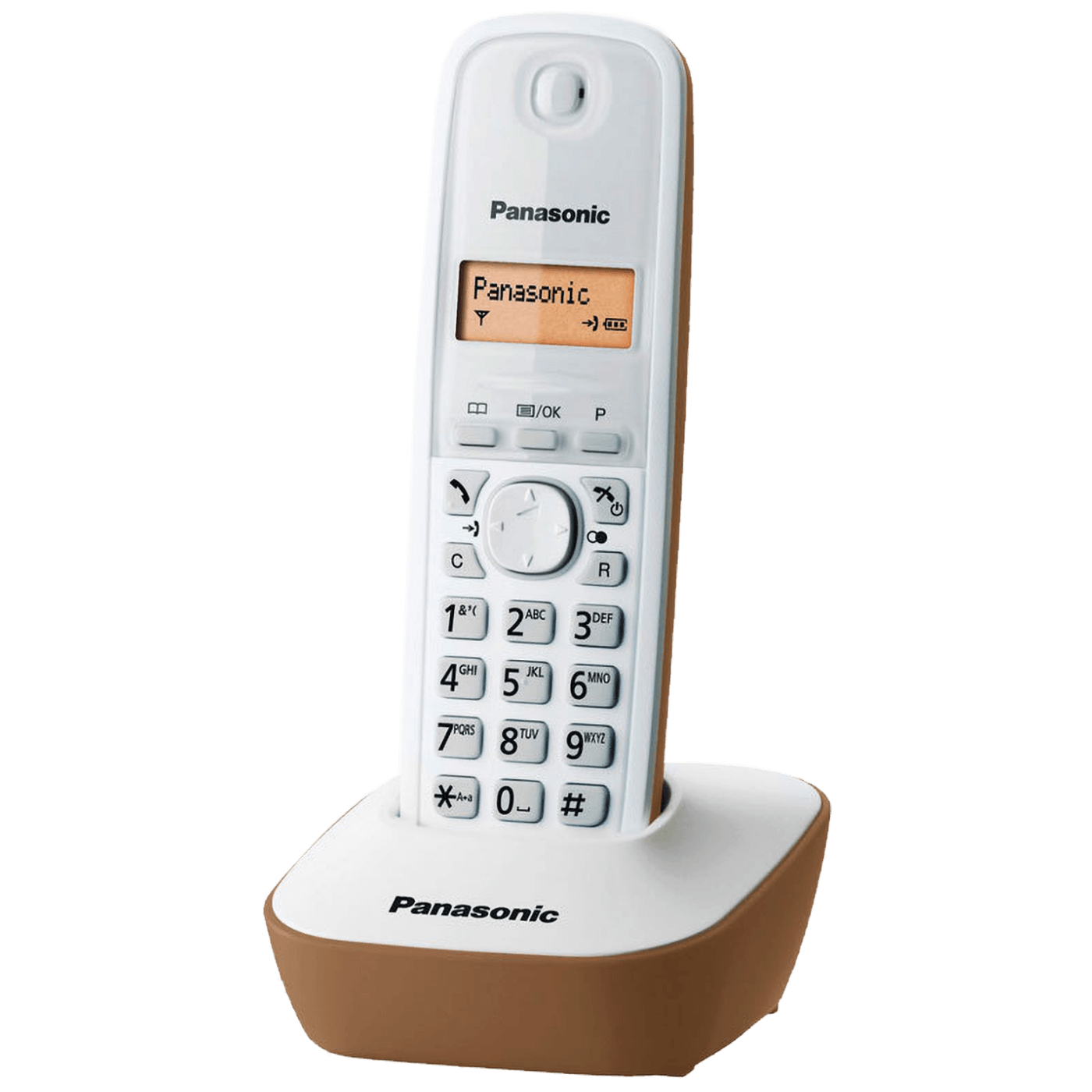 Telefon PANASONIC KX-TG1611FXJ bežični, LED display, bež boja-0