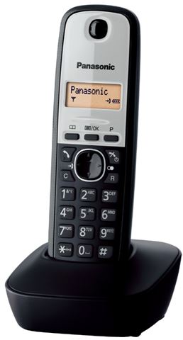Telefon PANASONIC KX-TG1911FXG bežični, LED display crni-2