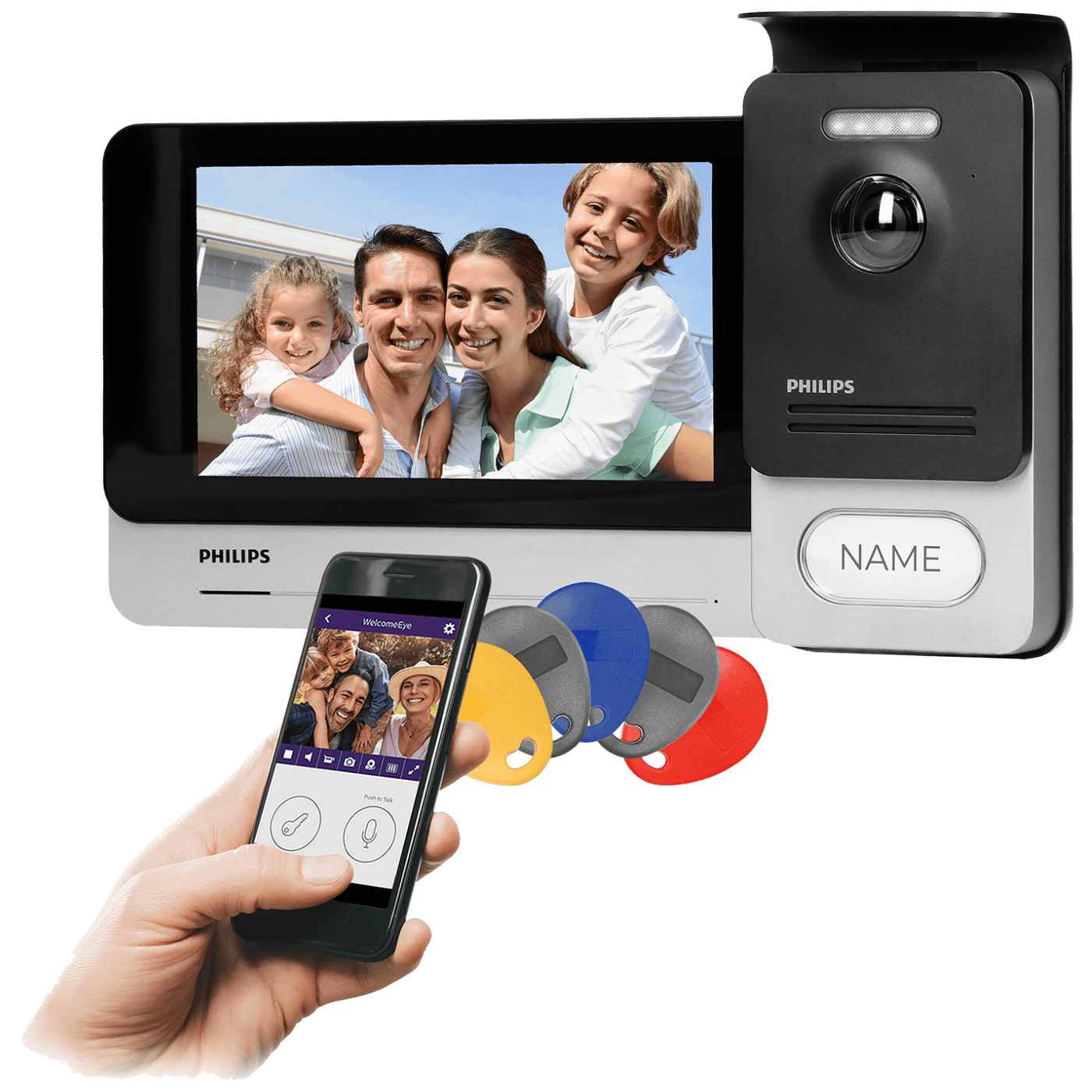 Philips Video interfon7", set, WelcomeEye Connect 2 - WelcomeEye Connect 2 7"-0