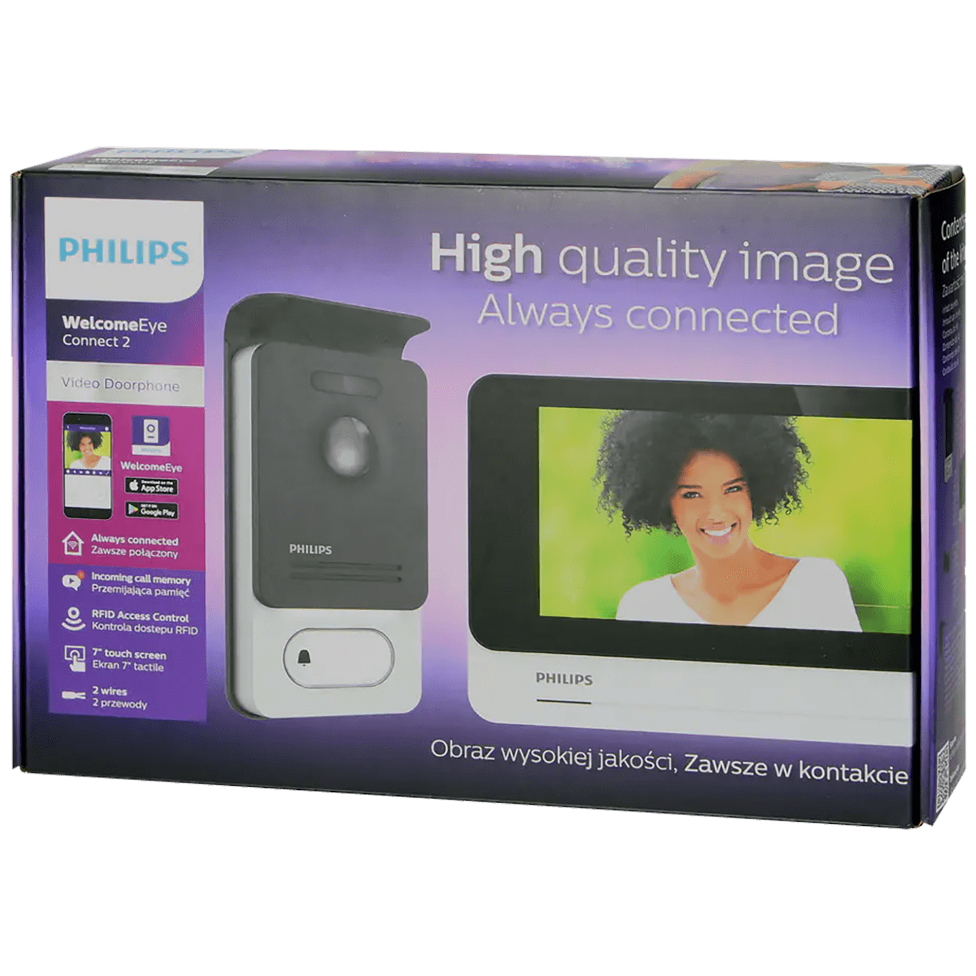 Philips Video interfon7", set, WelcomeEye Connect 2 - WelcomeEye Connect 2 7"-1
