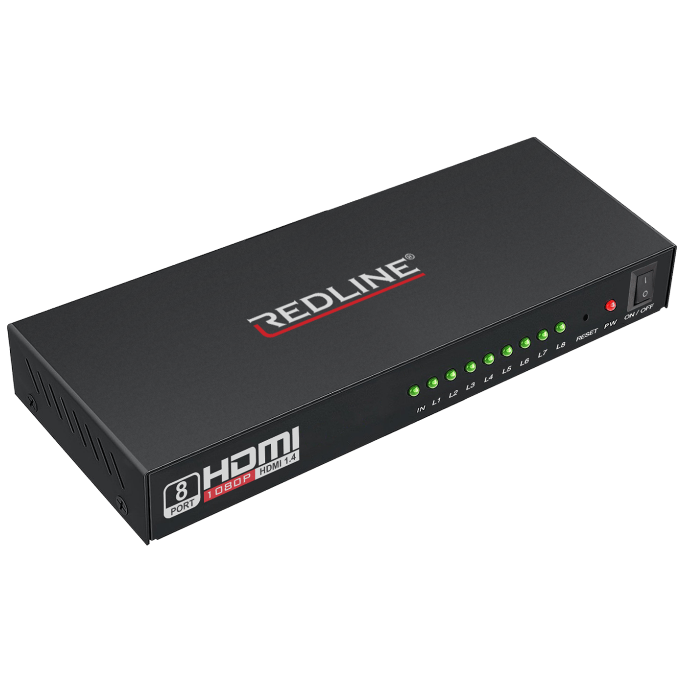 HDMI razdjelnik REDLINE HS-8000 1 ulaz - 8 izlaza-0