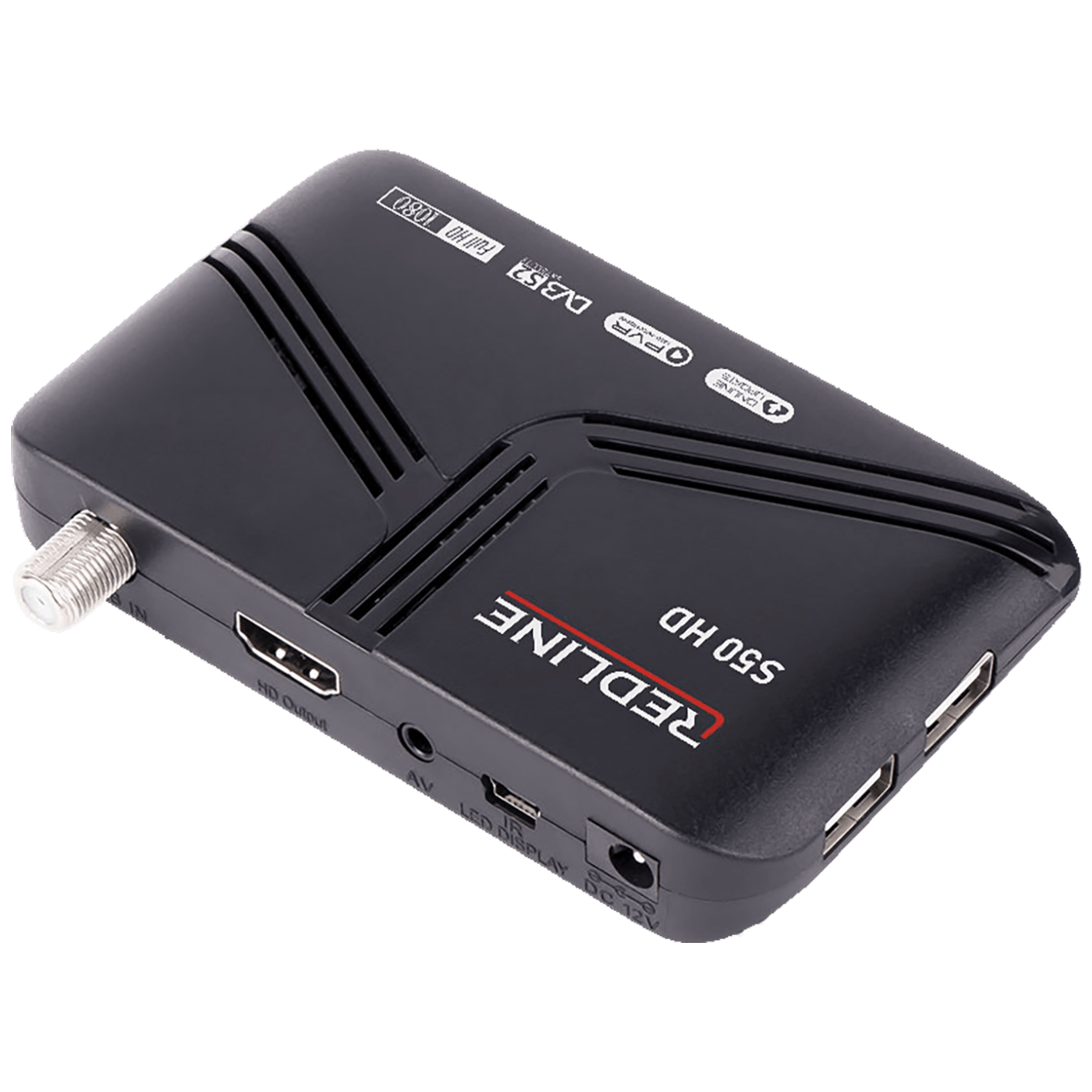 REDLINE Prijemnik satelitski DVB-S2, Full HD, HDMI, USB - S50 HD-4