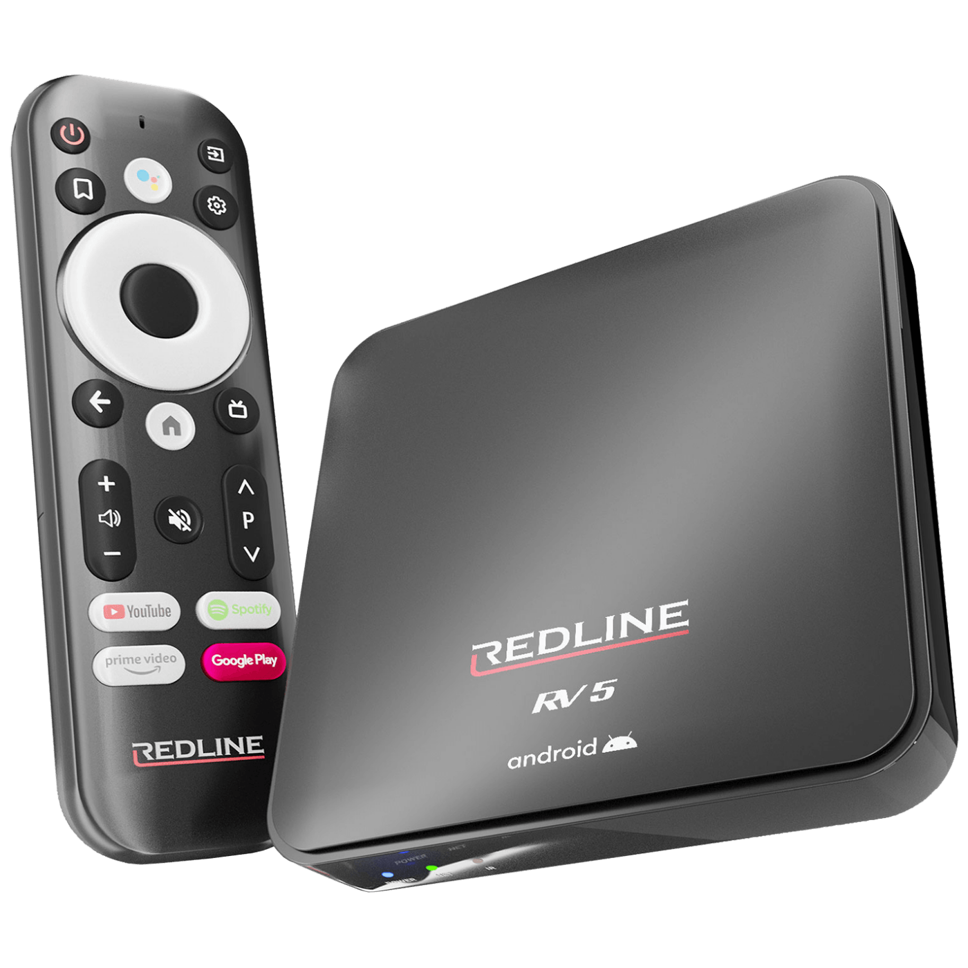 REDLINE Prijemnik IPTV@Android, 4K, 2 / 16 GB, WiFi, Bluetooth, LAN - RV5-4