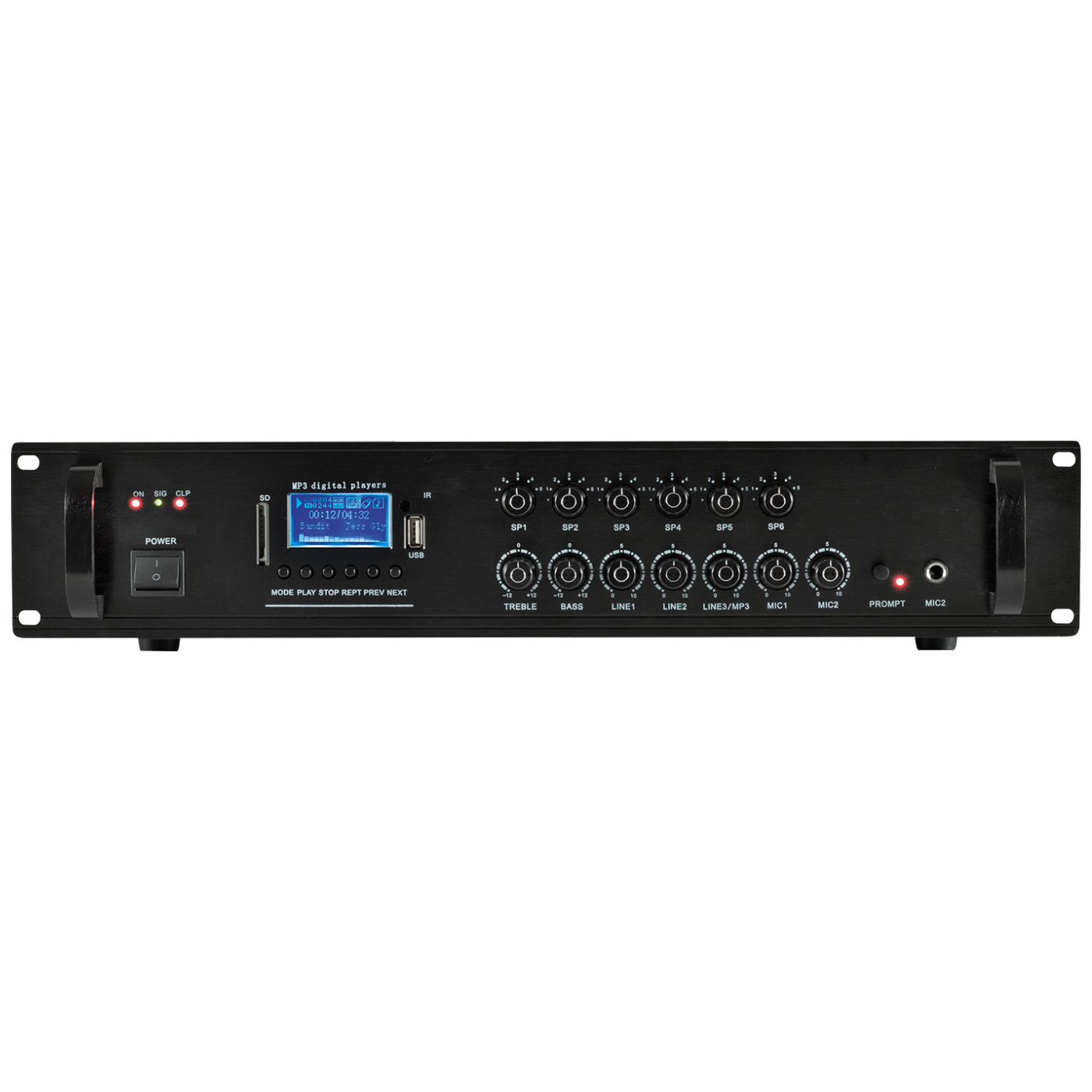 Pojačalo s miksetom SAL MPA 240BT, 240W, Bluetooth, Fm, MP3 player, USB-0