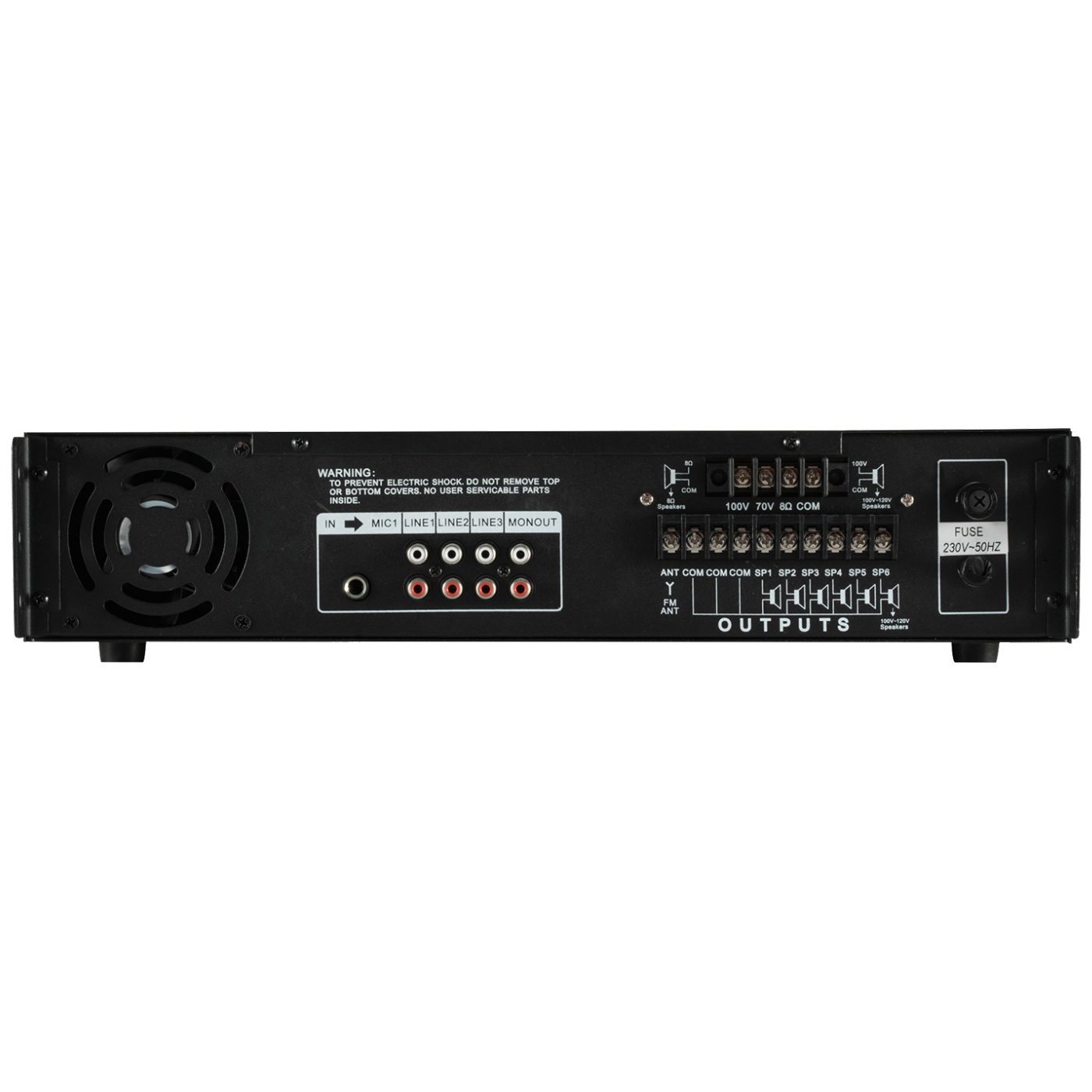 Pojačalo s miksetom SAL MPA 240BT, 240W, Bluetooth, Fm, MP3 player, USB-2