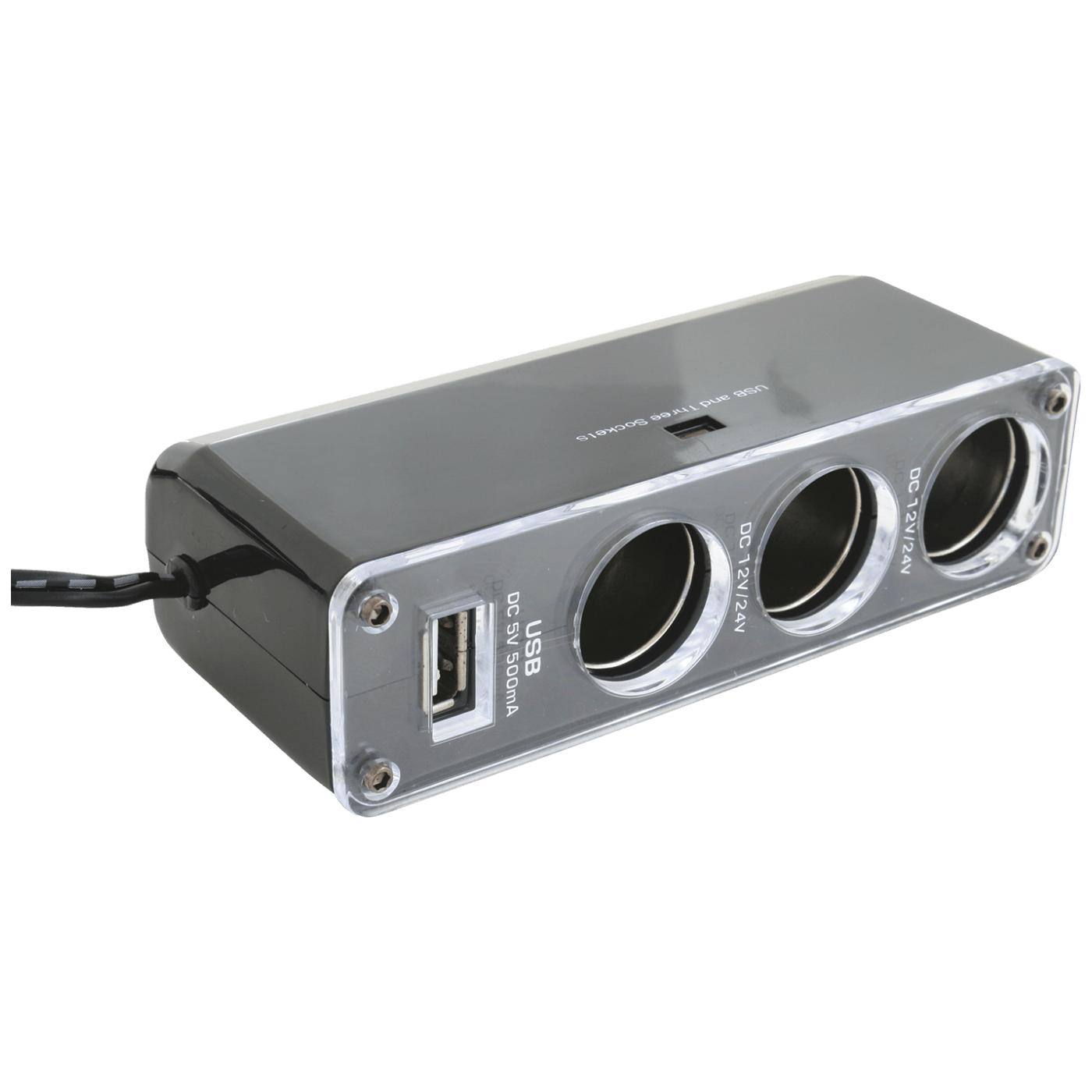 SAL Auto razdjelnik sa USB punjačem, 3 x 12-24 V, USB 5V - SA 023-0