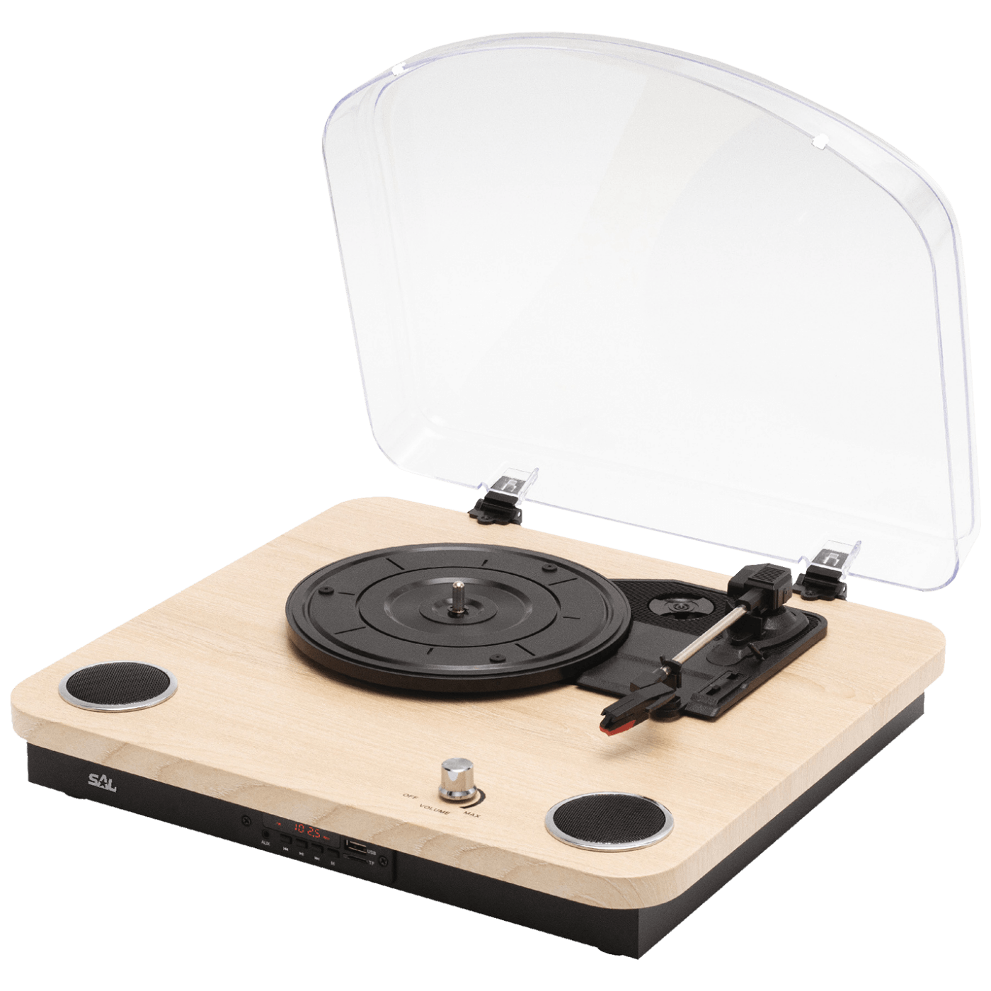 Retro gramofon SAL drvo + BT bežični zvučnik, 4in1, FM, MP3, AUX - RRT 12B