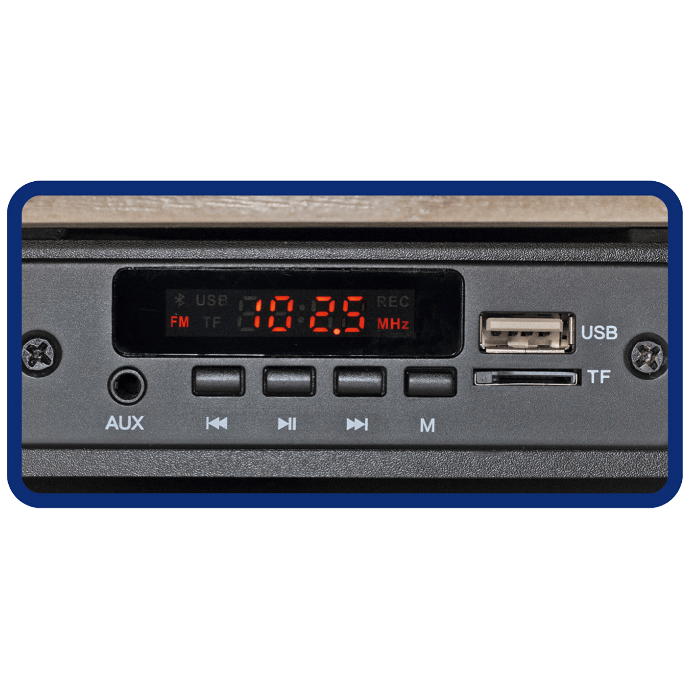 Retro gramofon SAL drvo + BT bežični zvučnik, 4in1, FM, MP3, AUX - RRT 12B-1