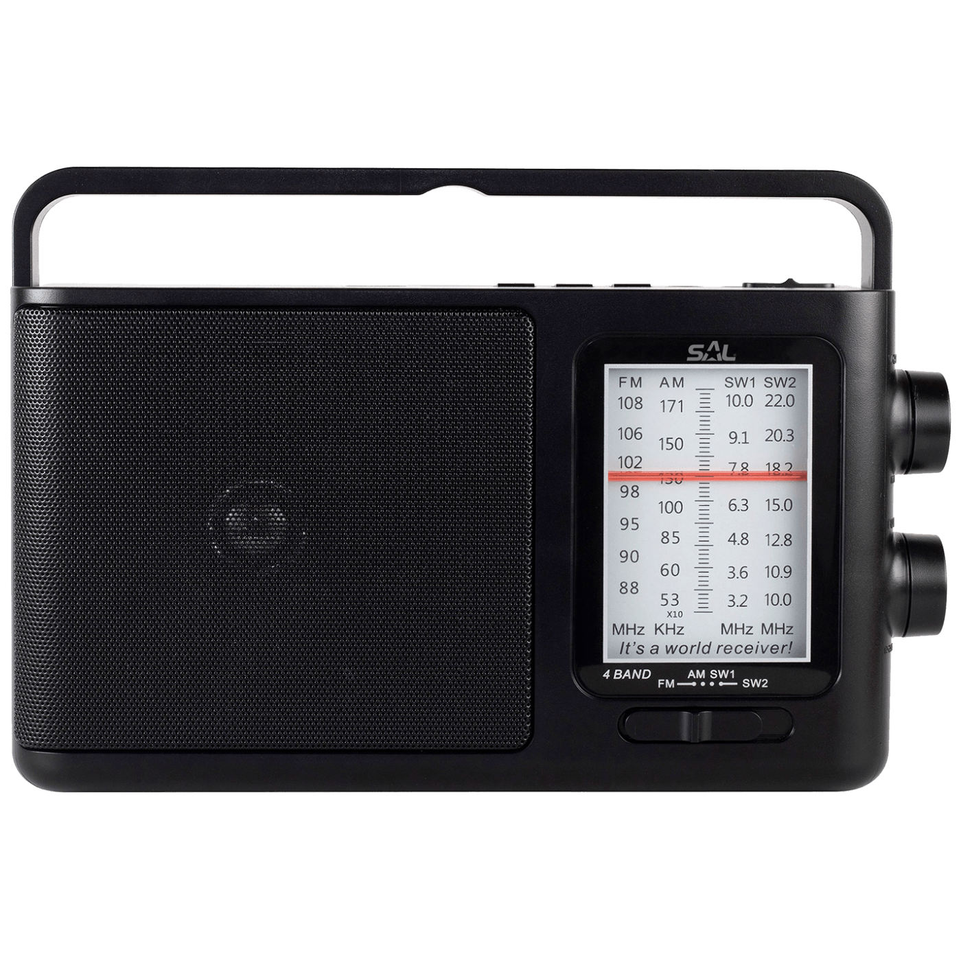 SAL Radio prijemnik + Bluetooth, 4u1, AM-FM-SW1-SW2 band - RPR 7B-1