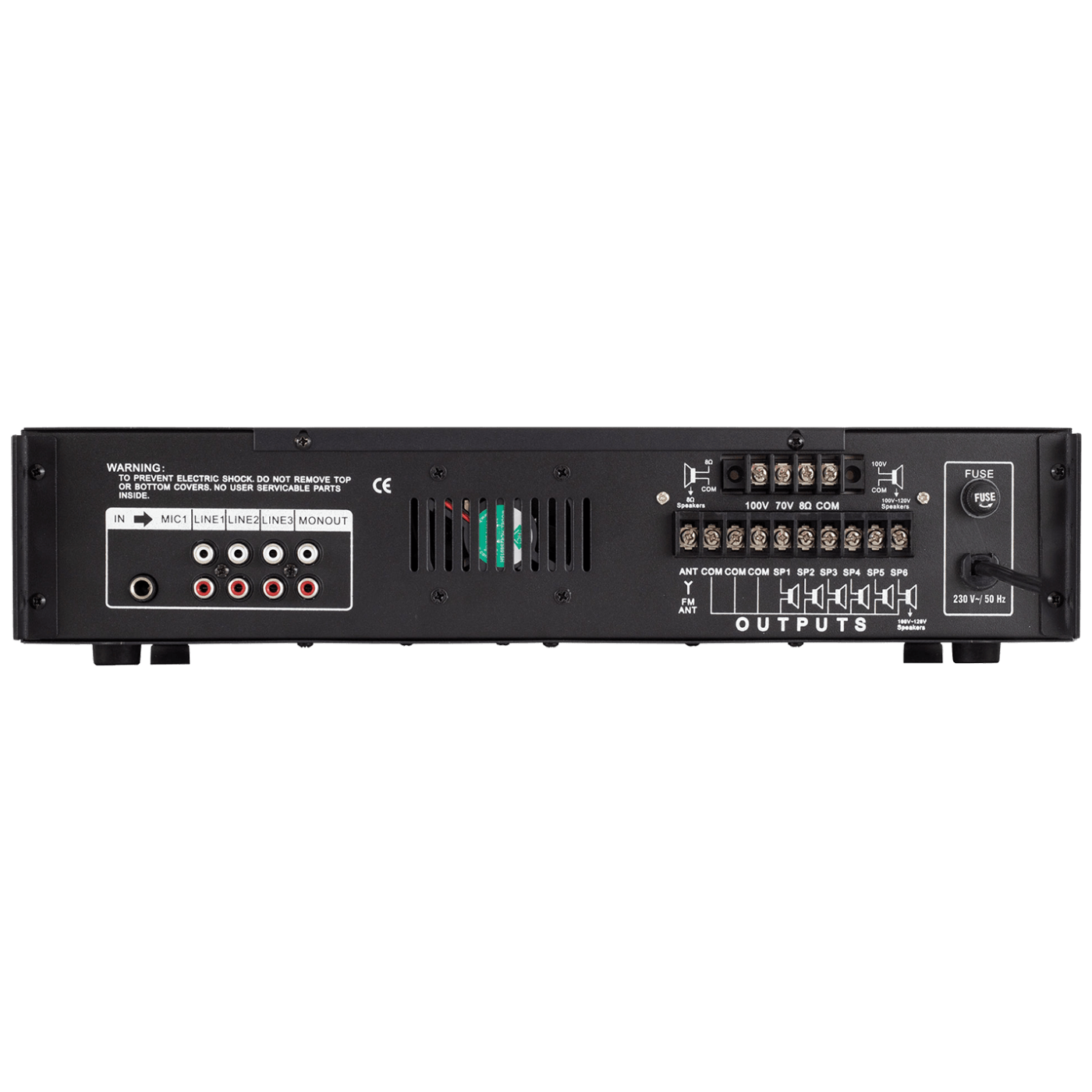 SAL Pojačalo sa miksetom 120W, Bluetooth, FM, Media Player, USB - MPA 120BT-1