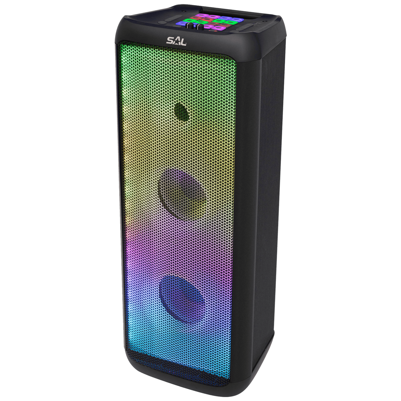 Party zvučnik SAL PAR 221DJ (120W, Bluetooth, TWS, LED svjetlosni efekti)-1