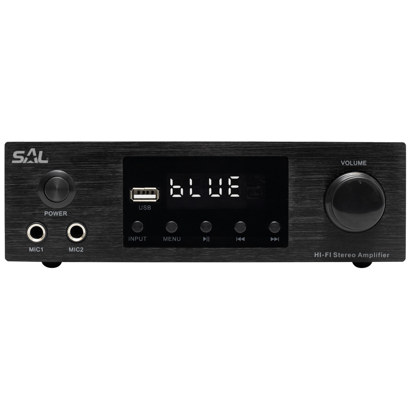 SAL Multimedijsko mini HiFi pojačalo,2x50W,BT-FM-USB-OPTI-KOAX - BTA 250-1