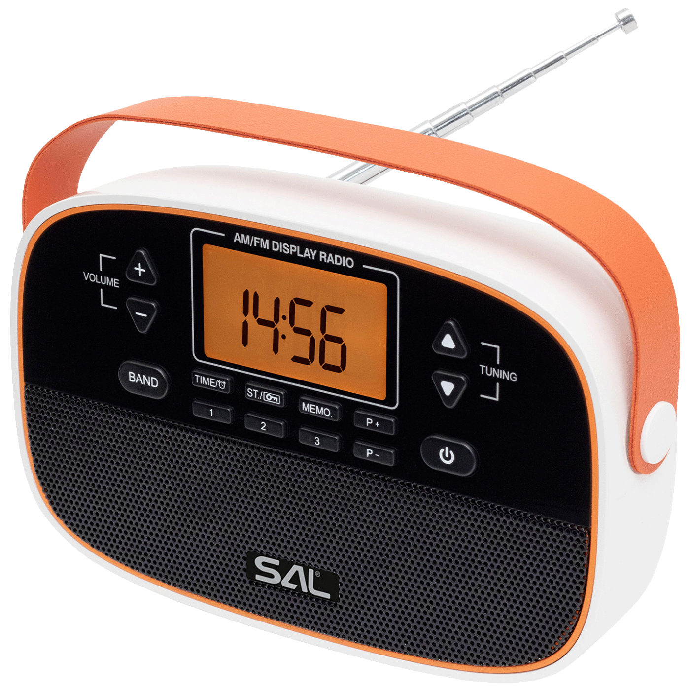 SAL Radio prijemnik, AM / FM, alarm, LCD zaslon - RPR4LCD-0