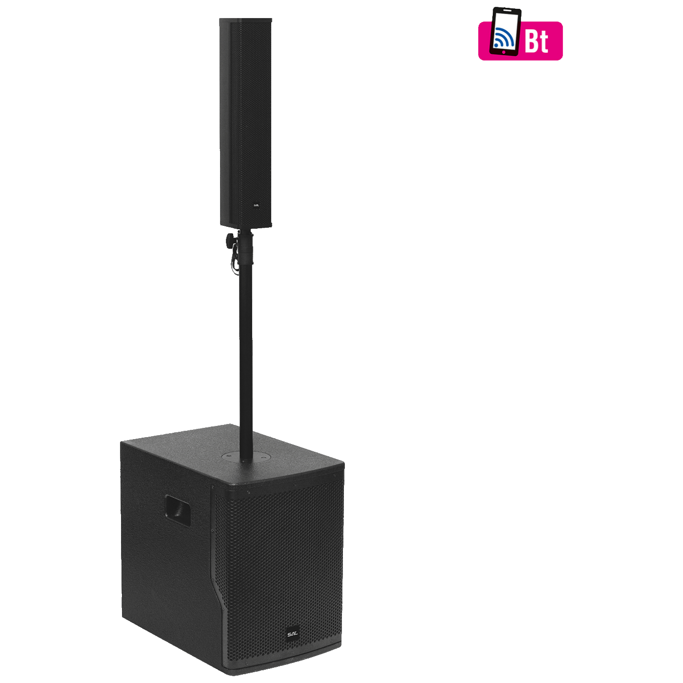 SAL Zvučna kutija, aktivna, bass/satelit, 800W / 400W, Bluetooth - PAS10W43S-0