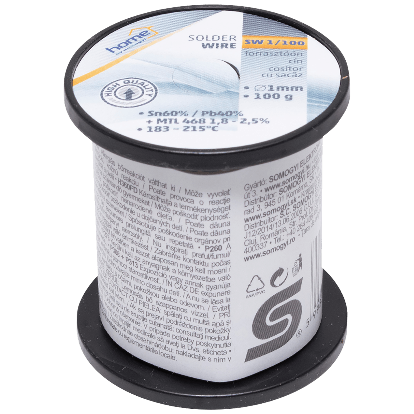 SMA Tinol za lemljenje, O1.0 mm, 100g - SW 1/100