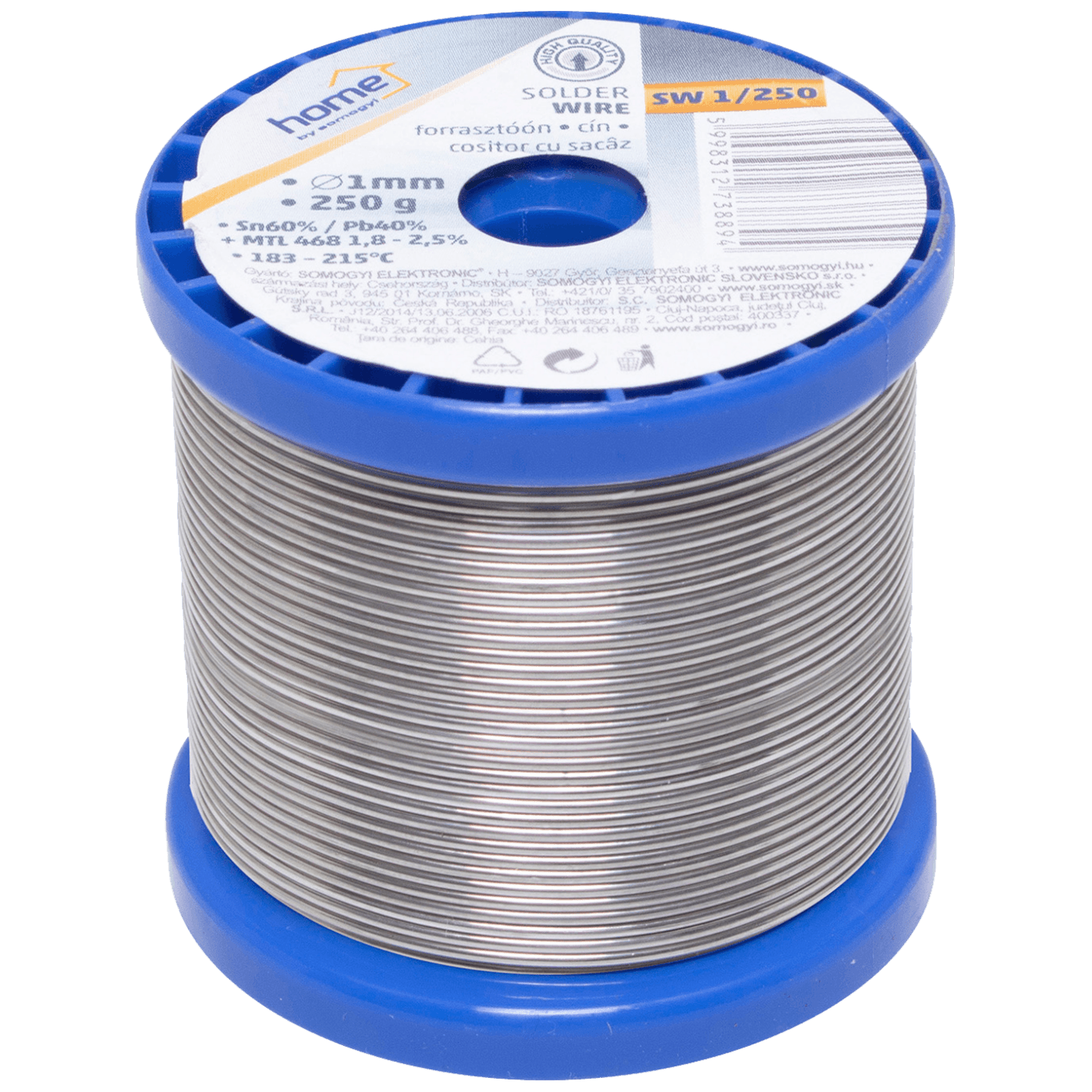 SMA Tinol za lemljenje, O 1.0 mm, 250g - SW 1/250-0