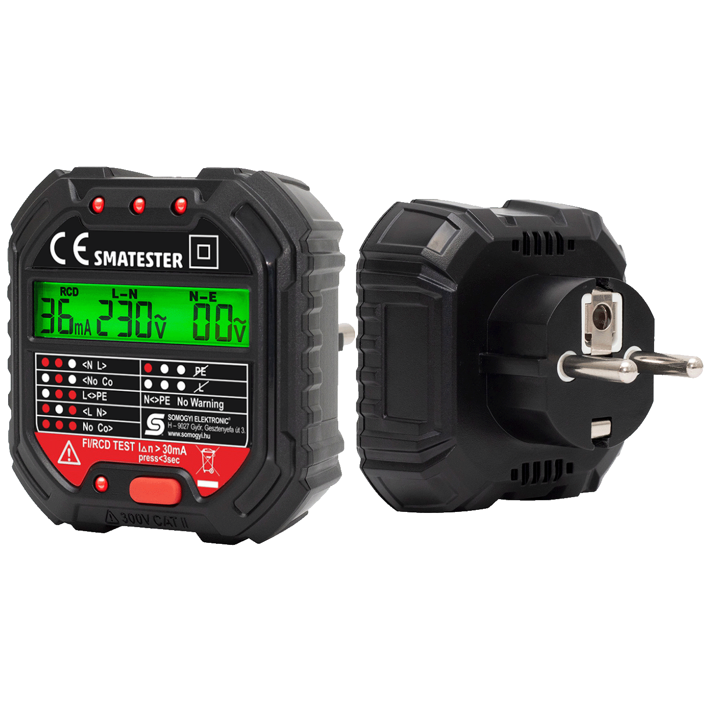 SMA Tester utičnica, LED indikator, Voltmetar - SMATESTER-2