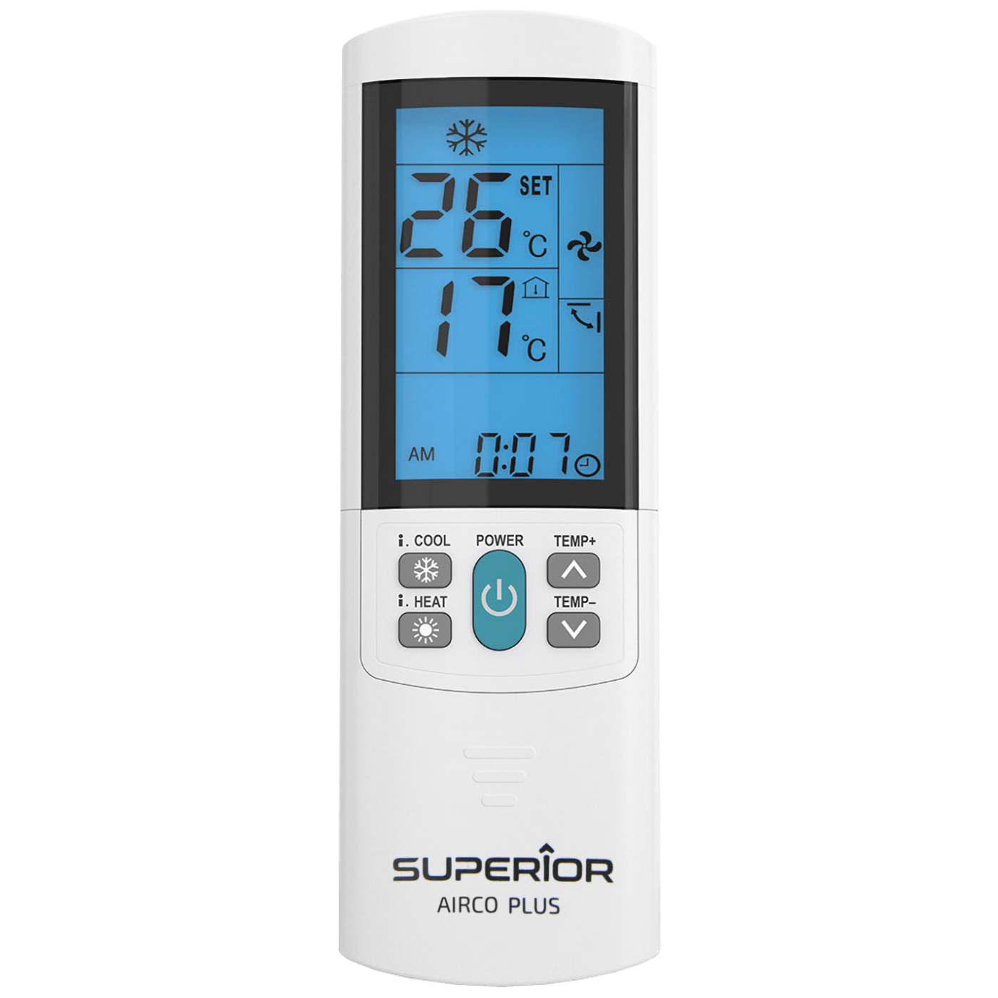 Daljinski upravljač za klime SUPERIOR 2000 kodova, univerzalni - RC AirCo Plus
