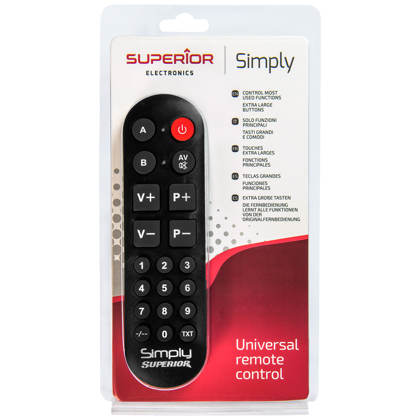 Univerzalni daljinski upravljač SUPERIOR Simply Numeric-1