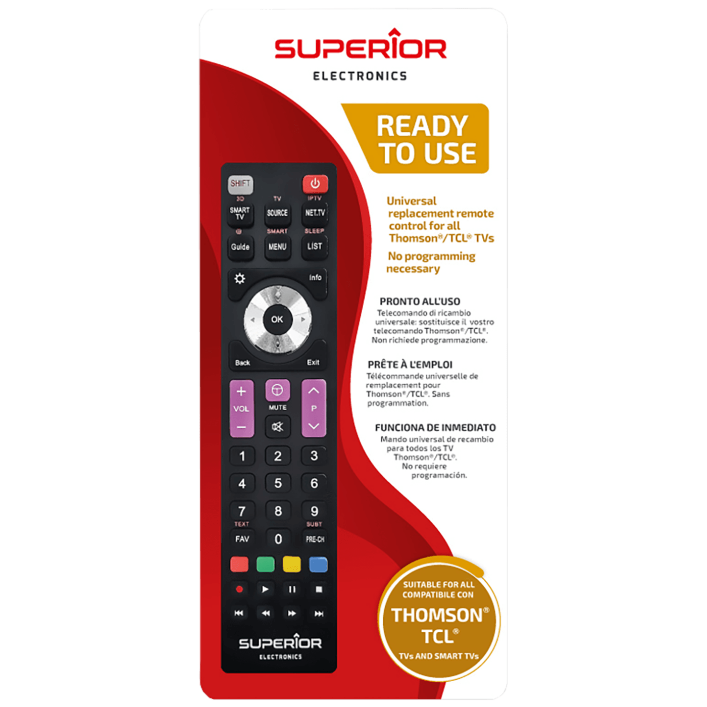 Daljinski upravljač SUPERIOR RC THOMSON za Thomson i TCL televizore-1