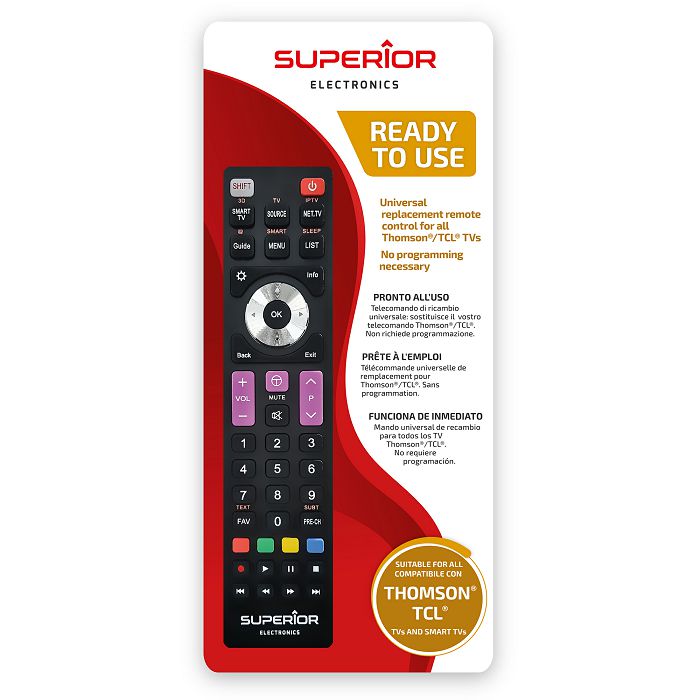 Daljinski upravljač SUPERIOR RC THOMSON za Thomson i TCL televizore-2