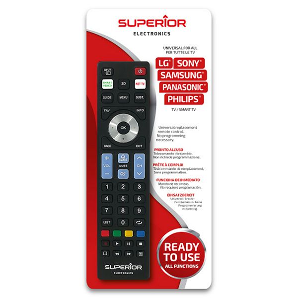 Univerzalni daljinski upravljač SUPERIOR Smart 5in1 za LG/Samsung/Sony/Philips/Panasonic-2