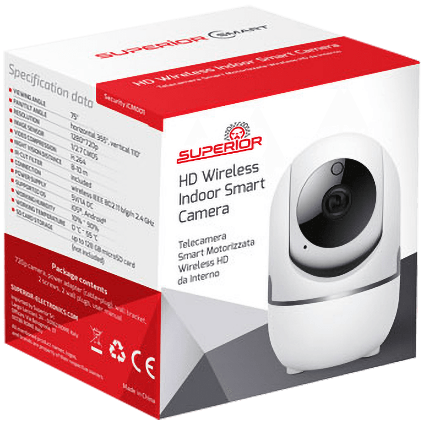 SUPERIOR Wifi Pametna unutarnja kamera "Security iCM001"-1