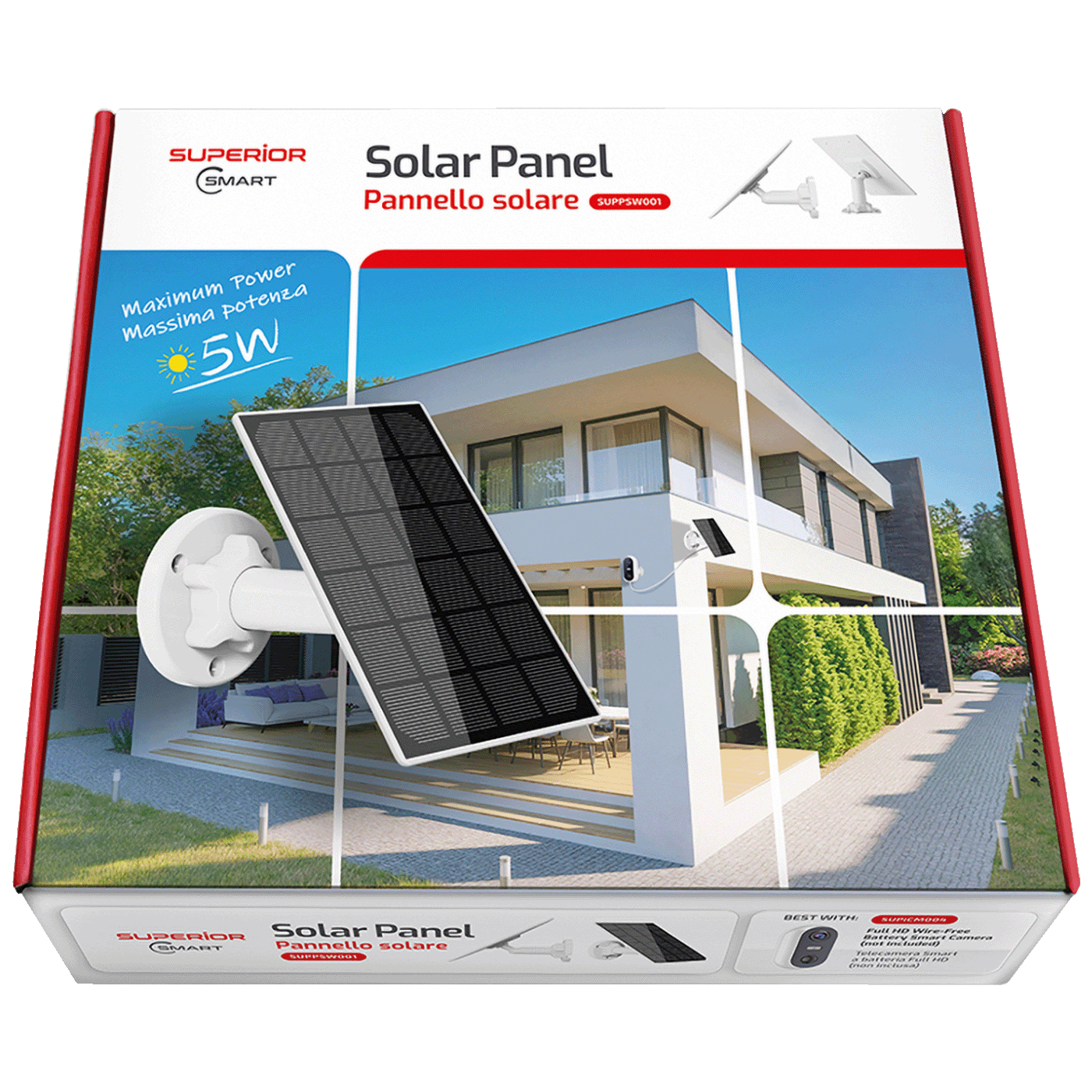 SUPERIOR UNIVERZALNI SOLARNI PANEL za Wifi Pametne vanjske kamere SUPPSW001-2