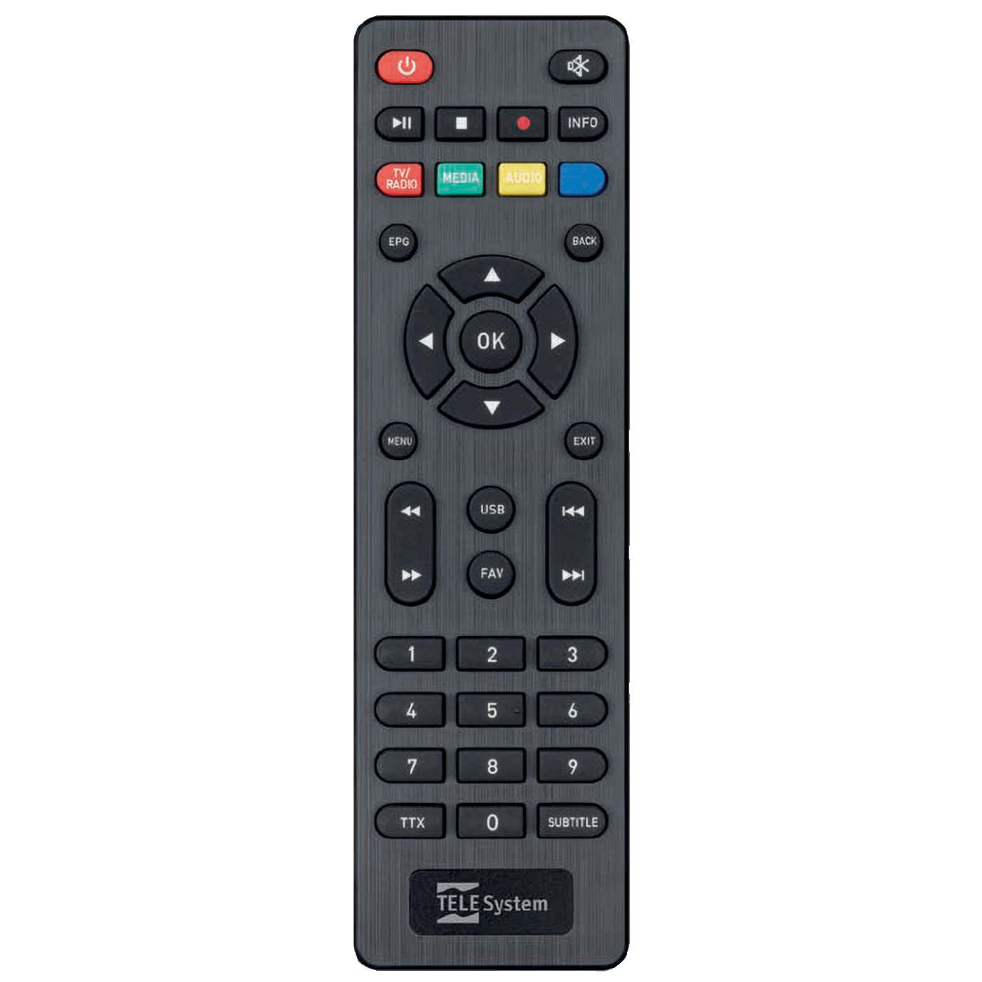 TELE System Prijemnik zemaljski, DVB-T2, H.265/HEVC, SCART, USB - MINION/01-2