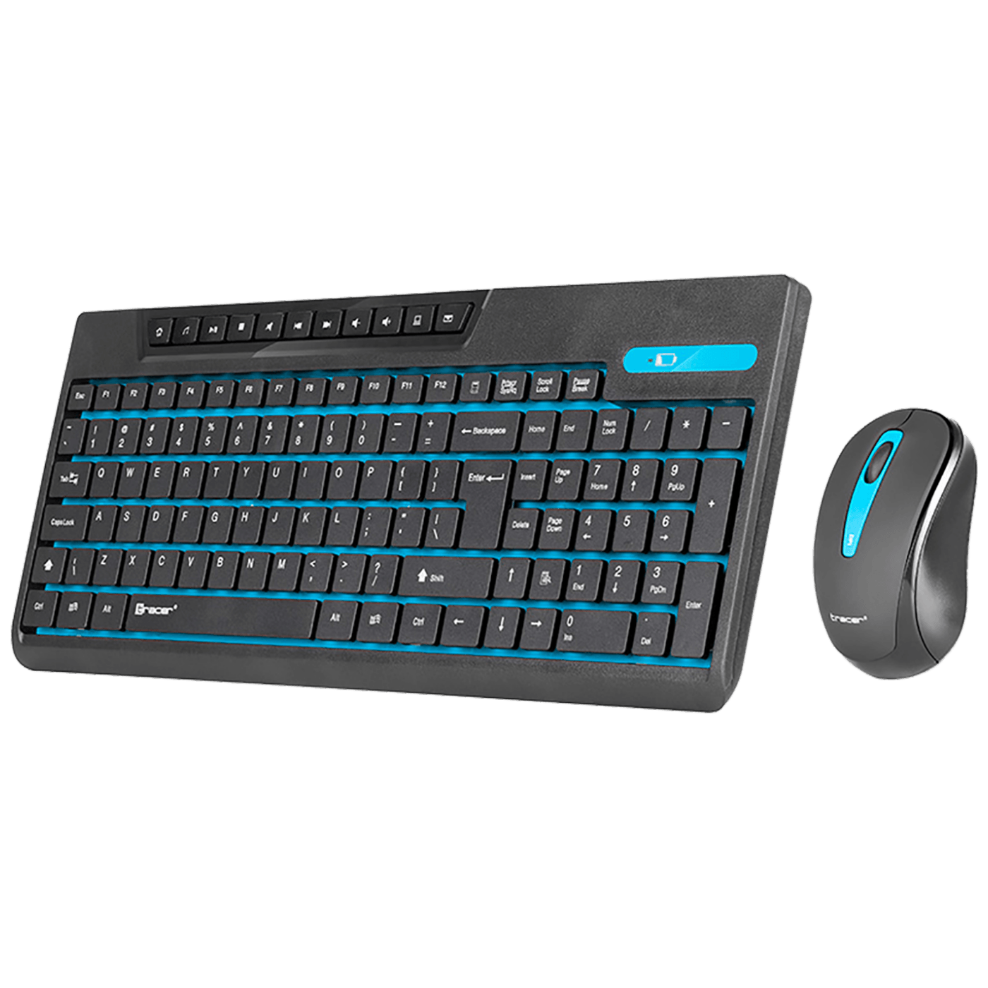 Tracer Tipkovnica + miš, bežični set, nano prijemnik - ISLANDER RF-1
