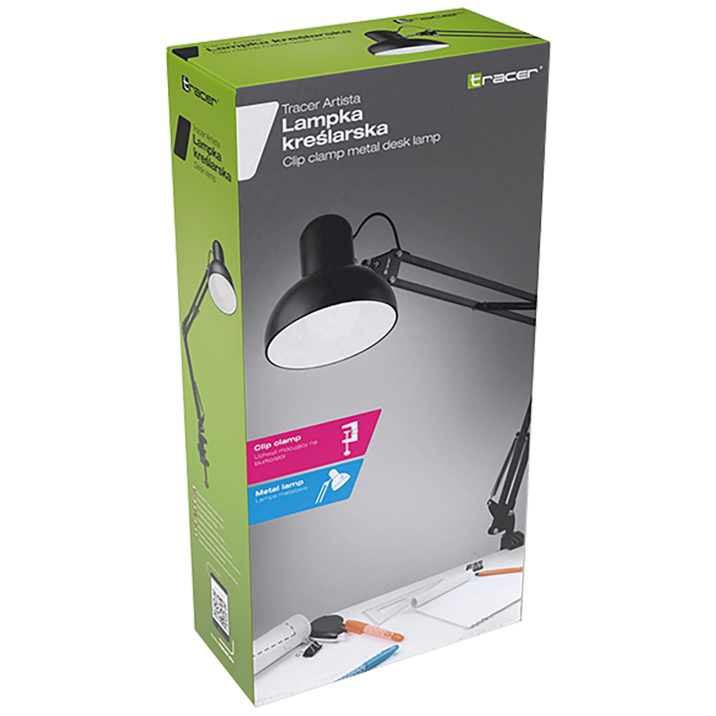Tracer Lampa,stolna, E27 grlo, max. 40 W - CLIP CLAMP DESK LAMP ARTISTA-1