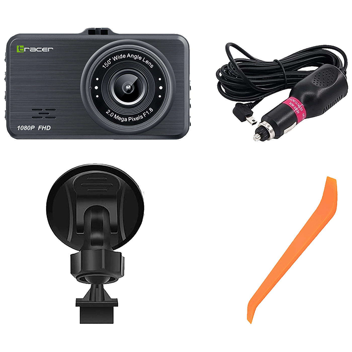 Tracer Auto kamera, 2 Mpixel, FullHD, microSD, G-senzor - 3.0S FHD CAPRI DASH CAM-4