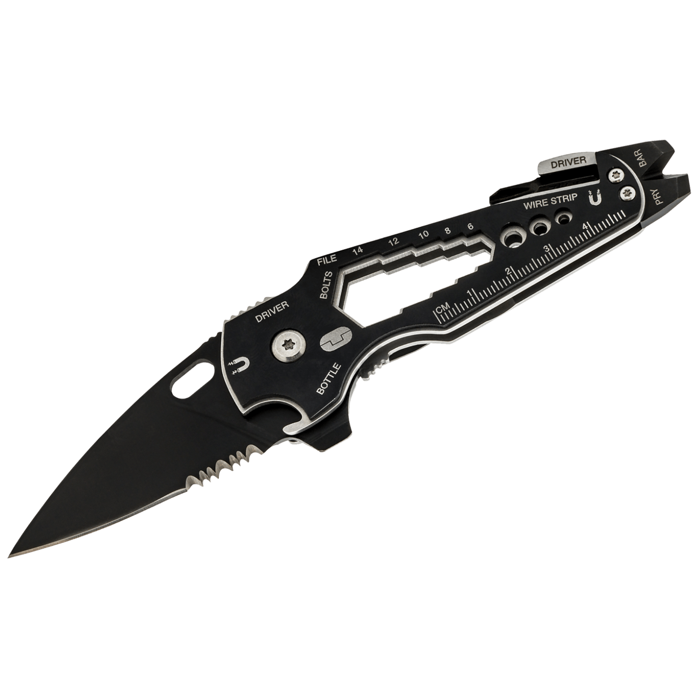 True Džepni nož na preklapanje, 15 alata, Smartknife + - TU6869-0