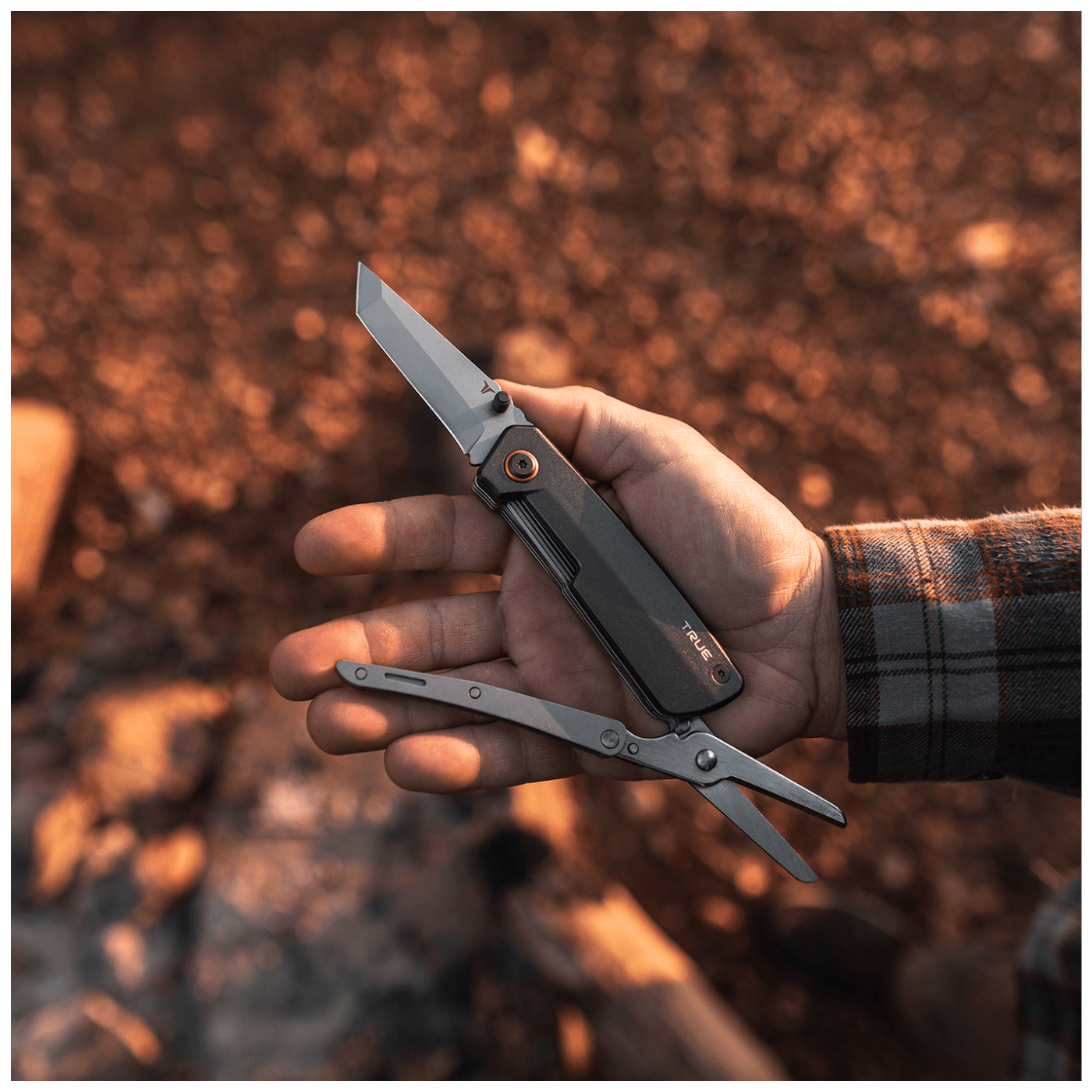 True Džepni nož na preklapanje, 2u1, Dual Cutter - TRU-MTL-0002-G-1