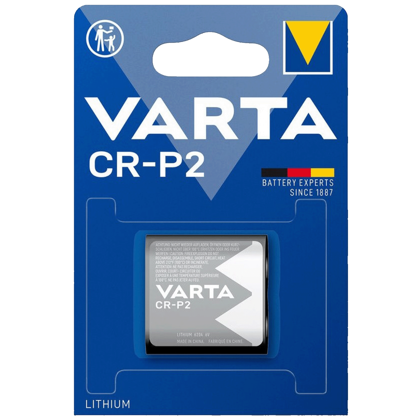 Varta Baterija litijska, Photocell, CRP2, DL223A, 6V - CR-P2 B1-0