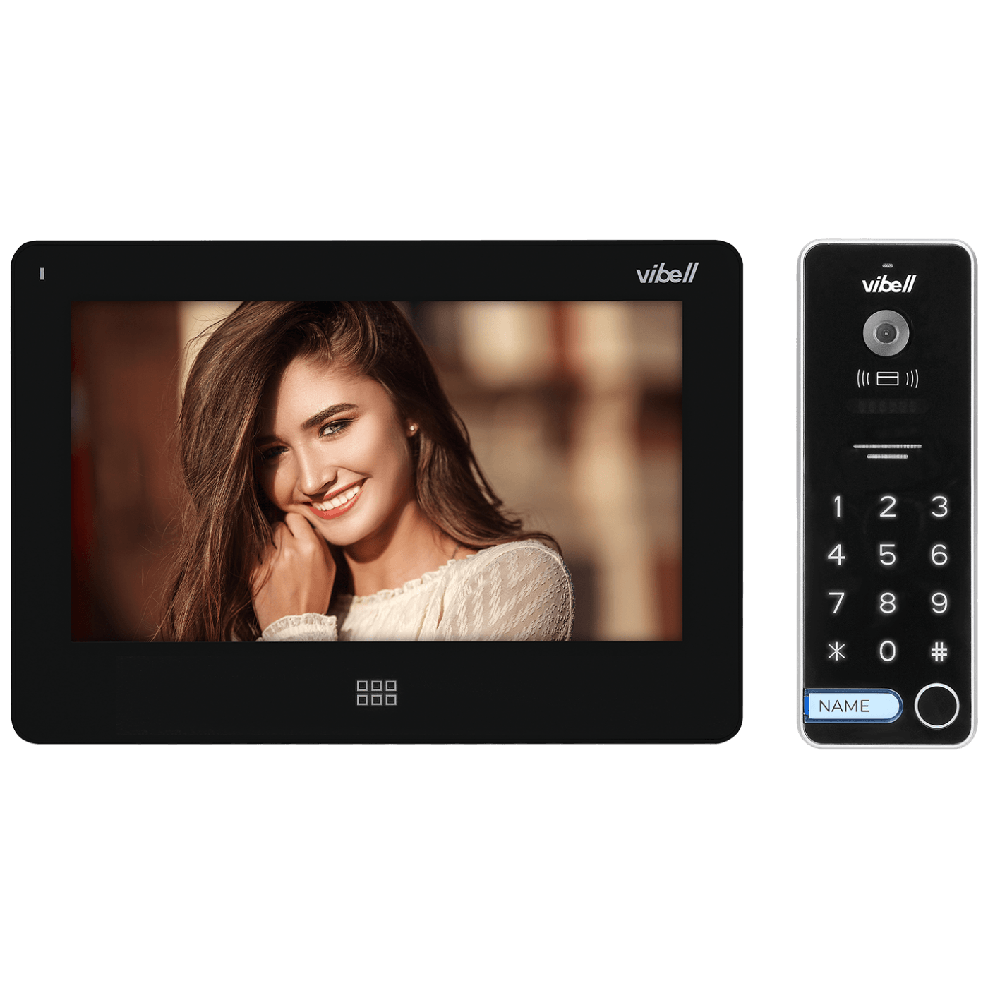 Vibell Video interfon 7", Tauri Memo, set - OR-VID-EX-1062/B-0