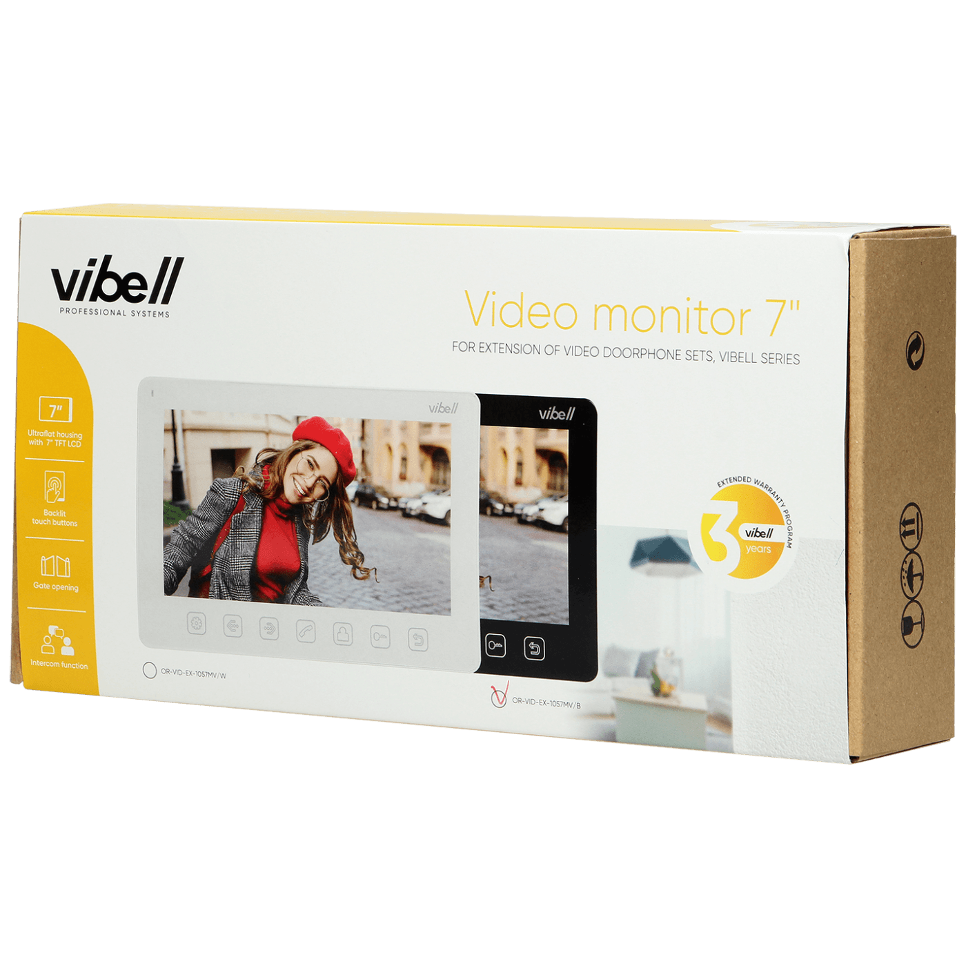 Video interfon VIBELL OR-VID-EX-1057MV/B 7" LCD monitor crna boja-1