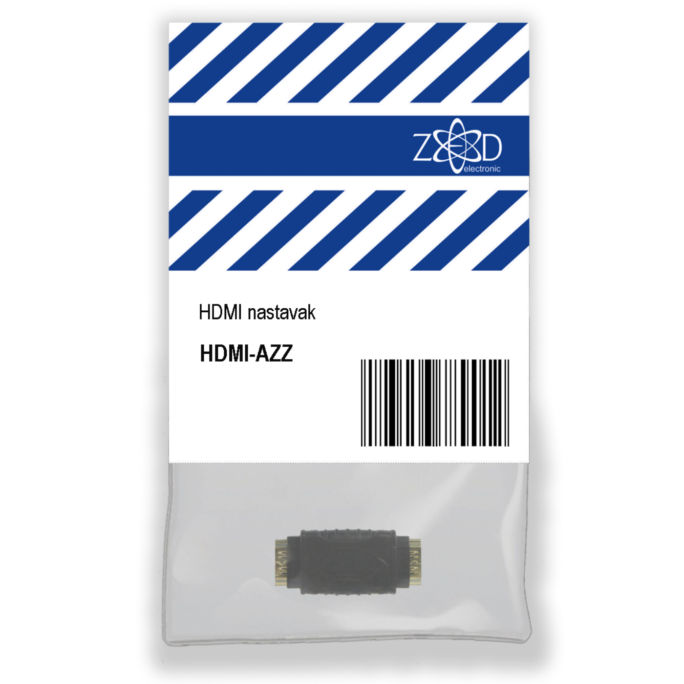ZED electronic HDMI nastavak, pozlaćeni konektori - HDMI-AZZ-0