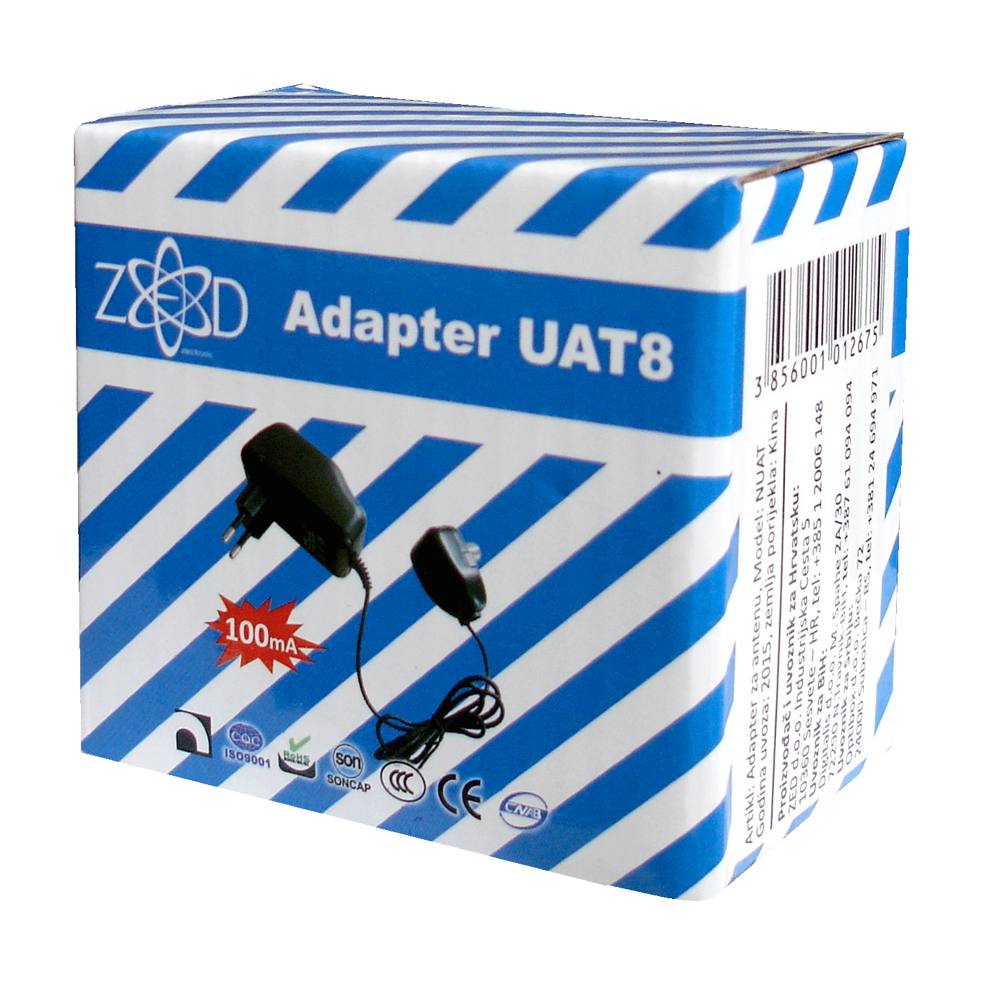Adapter ZED za UAT mrežaste antene - NUAT-1