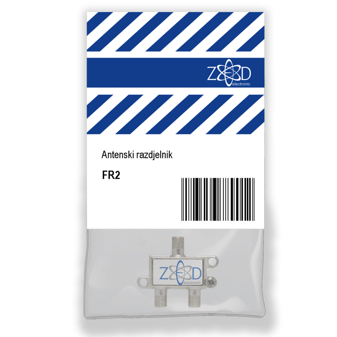 DVB-T oprema - razdjelnik ZED FR2 1IN - 2OUT F ZED
