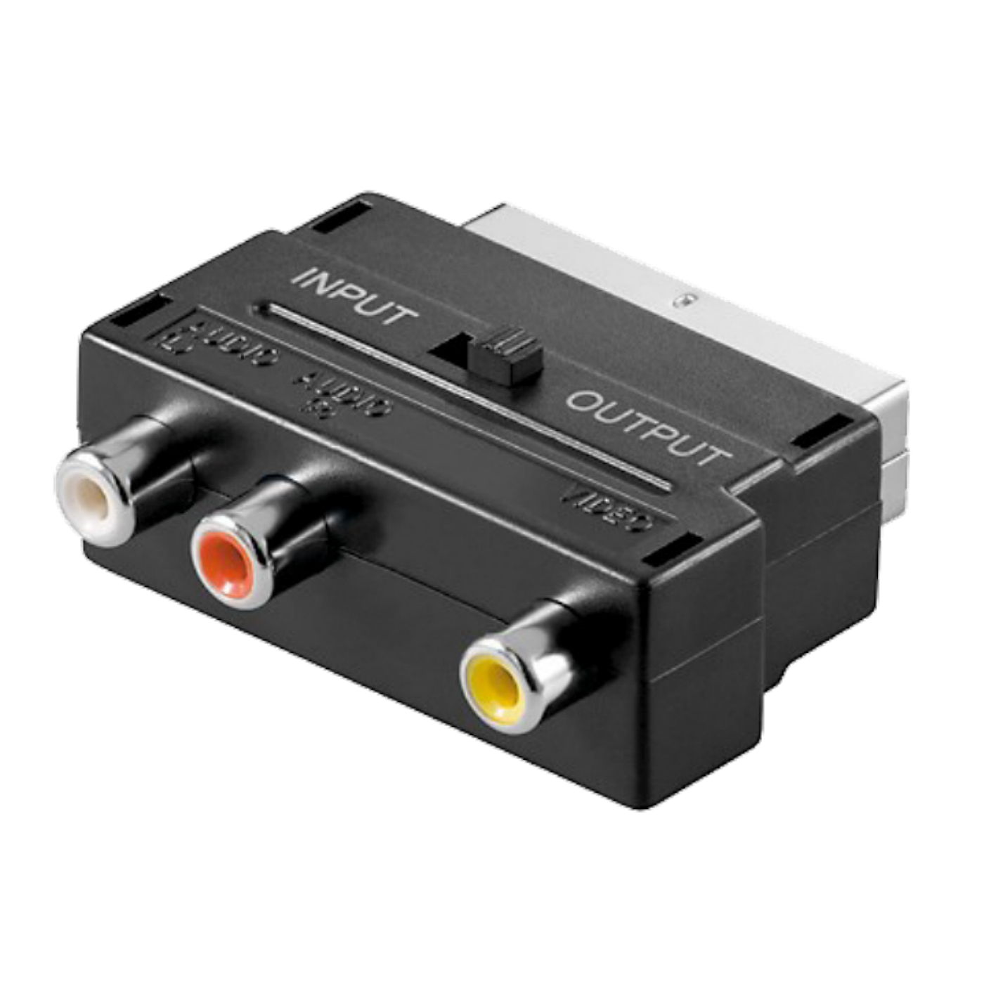 Adapter ZED SCART / 3xRCA + SVHS IN OUT-1