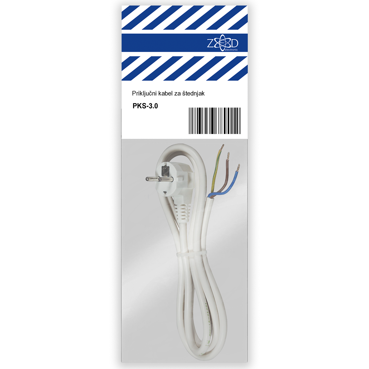 ZED electronic Priključni kabel za štednjak 3 metra - PKS-3.0-0