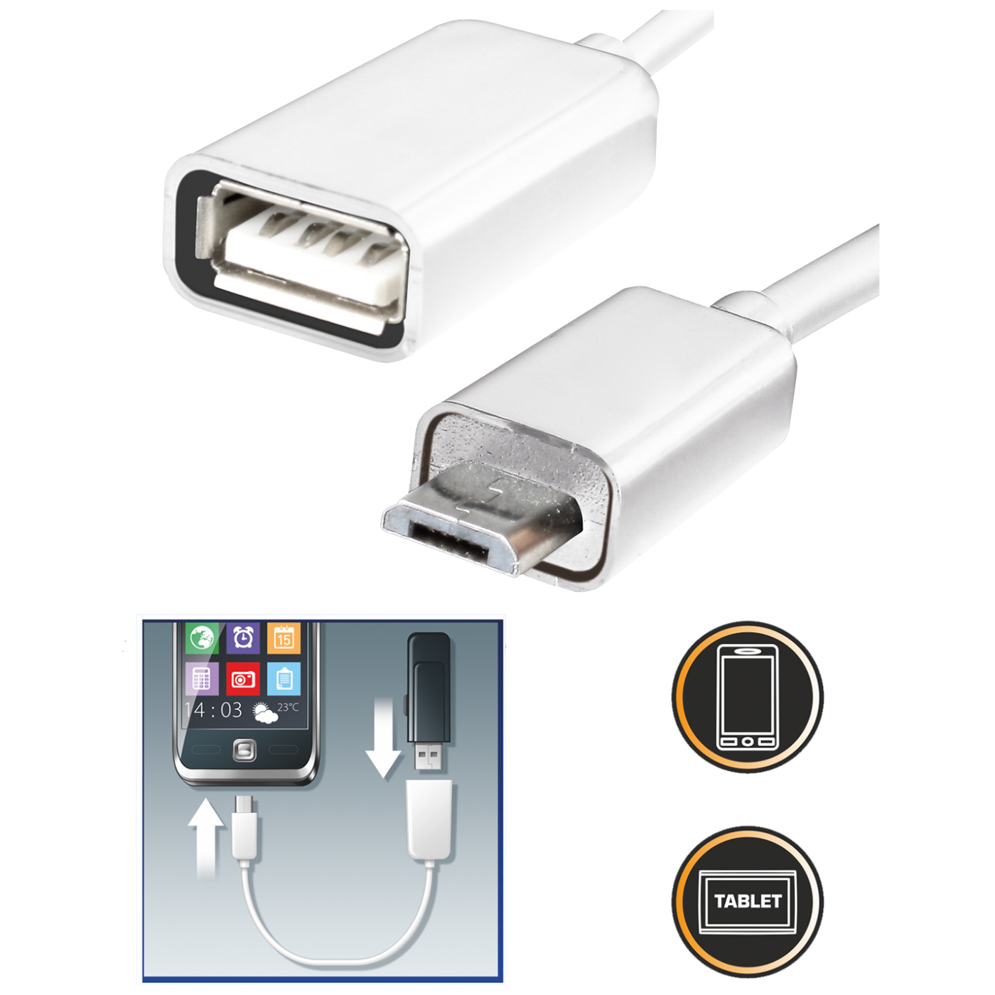 ZED electronic Kabel OTG - OTG-2.0-1