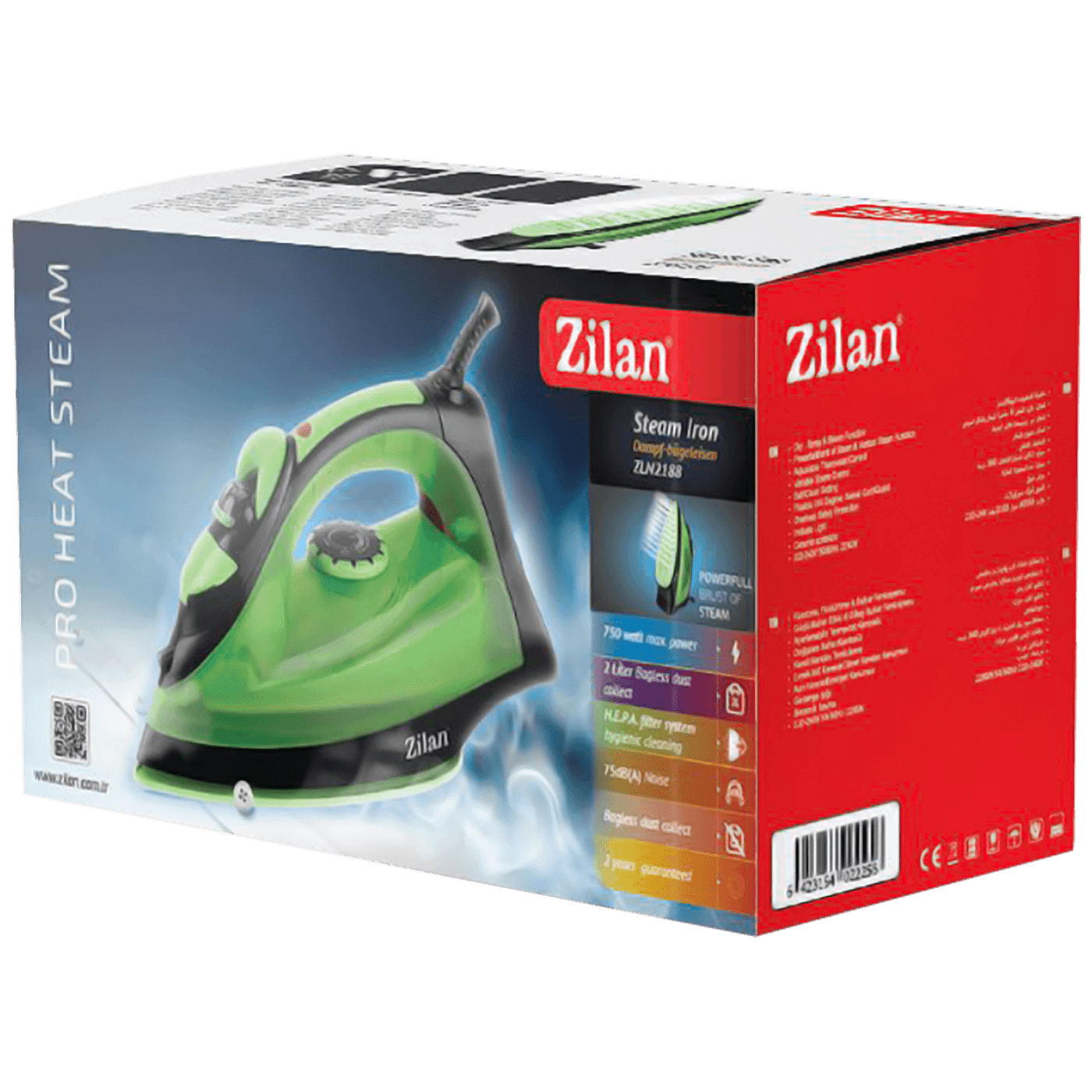 Glačalo na paru ZILAN ZLN2188 GR 2200 W-1
