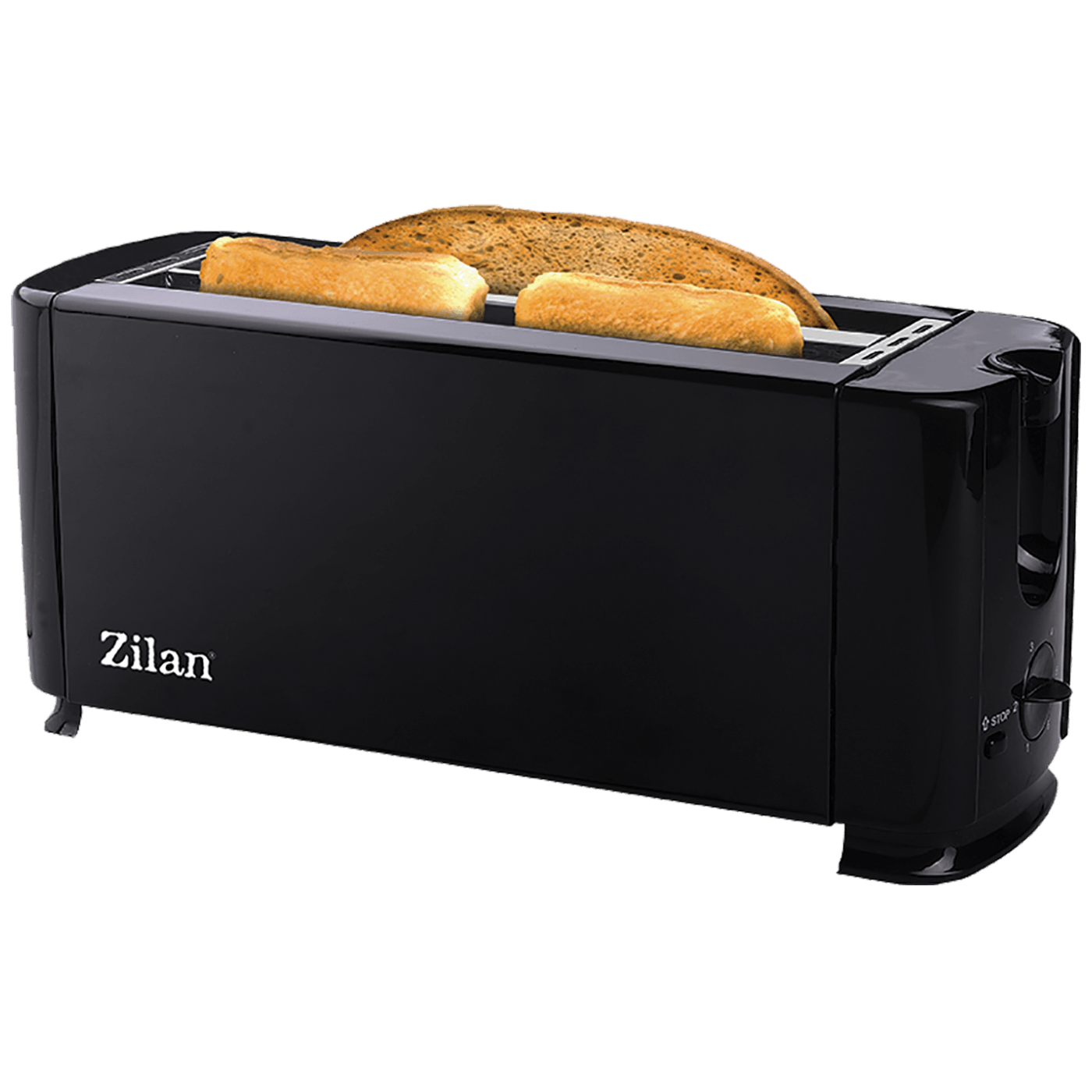Zilan Toster, 4 šnite kruha, 6 nivoa grijanja, 1000 W crna - ZLN2706-0