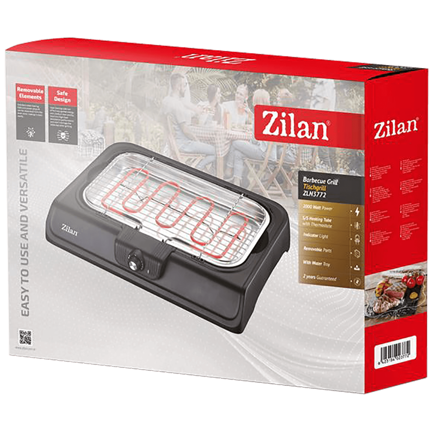 Zilan Grill / Roštilj , električni, 2000 W - ZLN3772-1