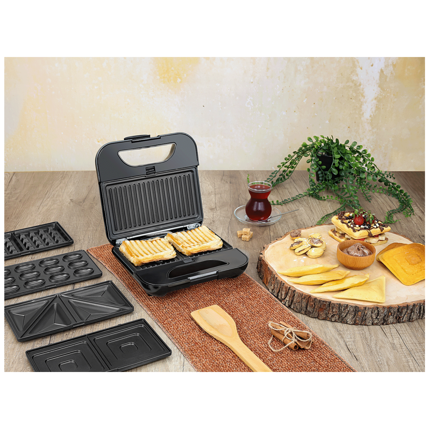 Toster ZILAN ZLN3932 5u1, Inox, LED indikator, 800 W-9
