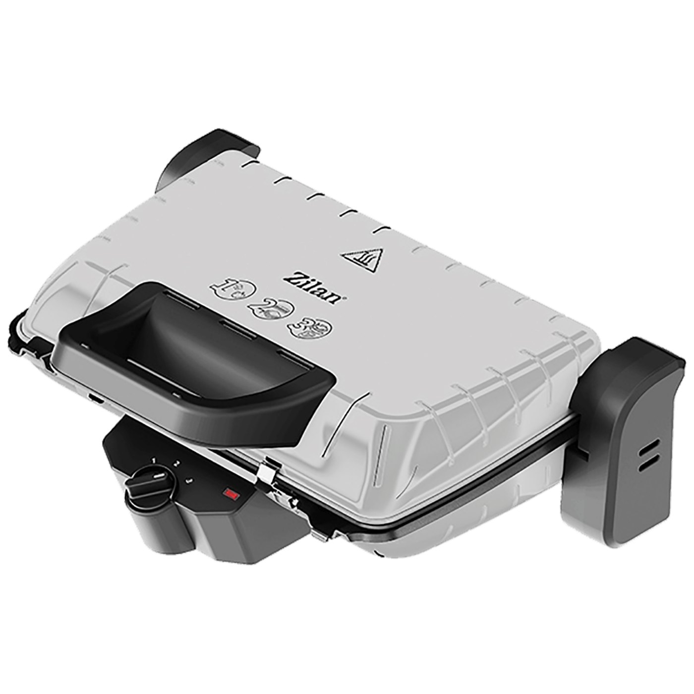 Zilan Grill kontaktni, 2u1, 1600 W, siva - ZLN4021 GY-0
